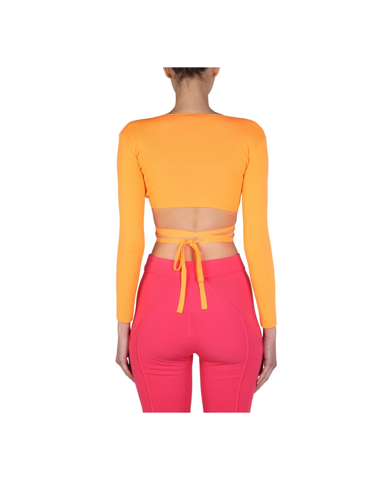MSGM Top Cropped - ORANGE