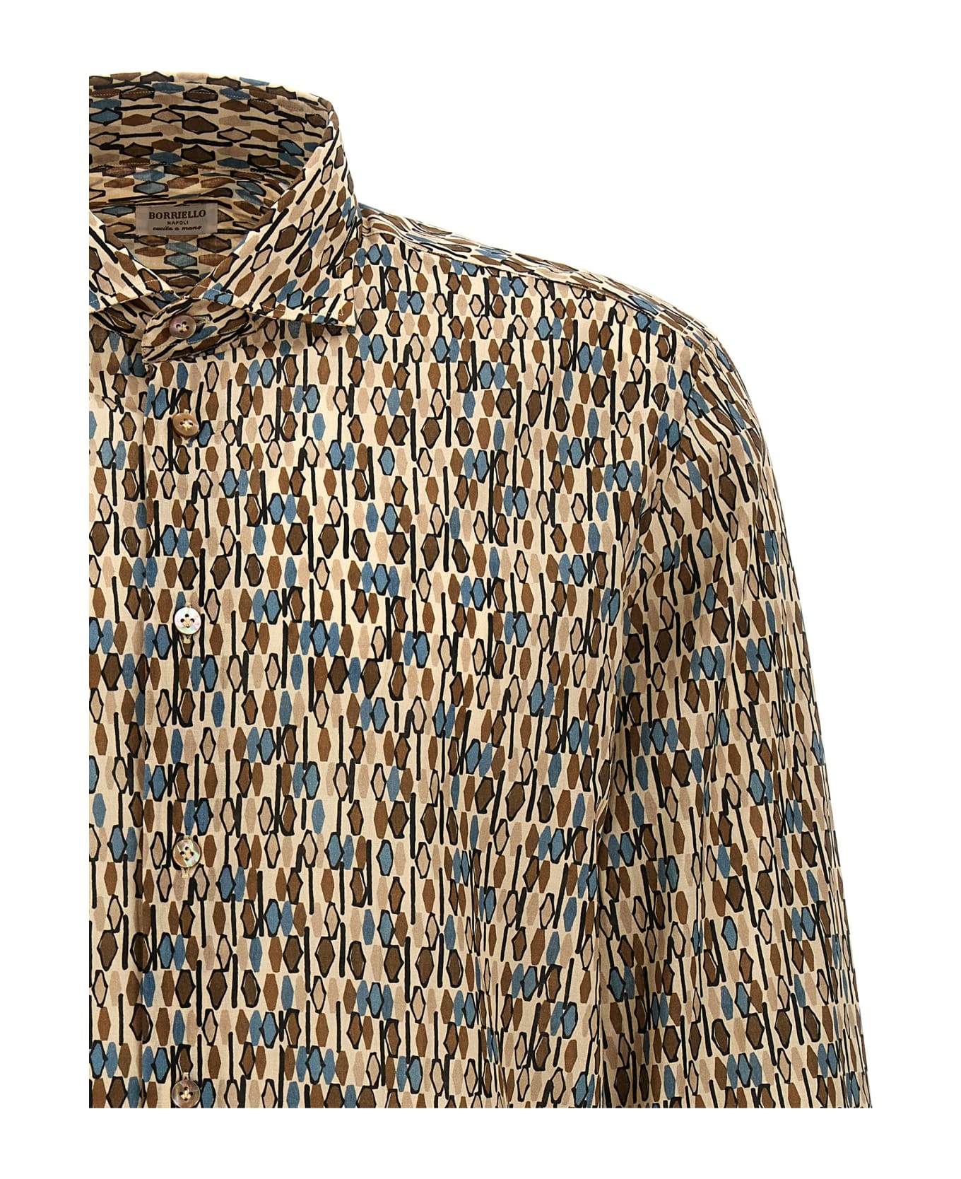 Borriello Napoli Patterned Print Shirt - Multicolor シャツ