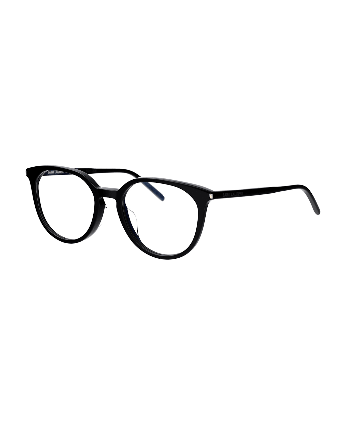 Saint Laurent Eyewear Sl 681/f Glasses - 001 BLACK BLACK TRANSPARENT