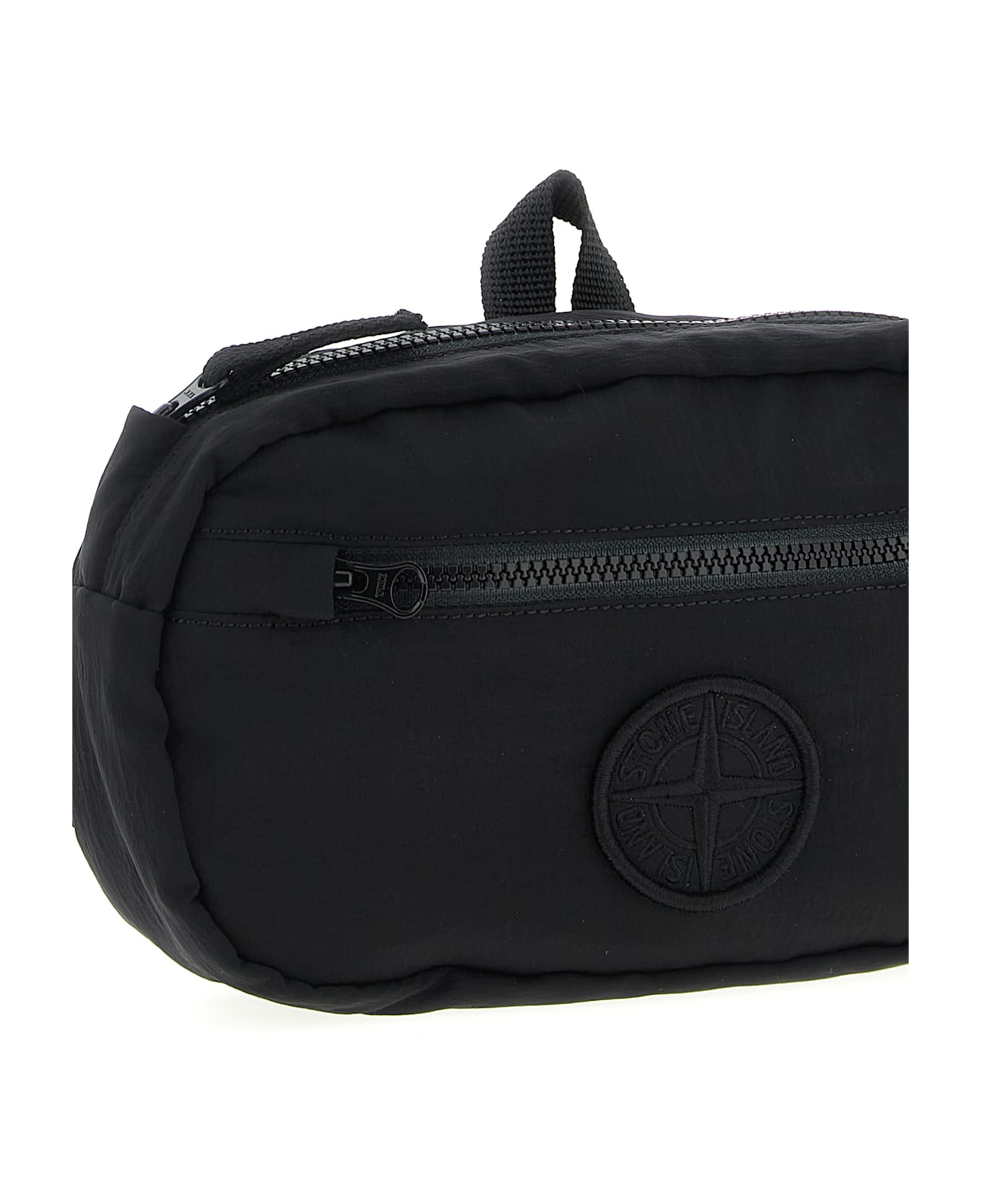 Stone Island Junior Econyl® Waist Bag - Black  