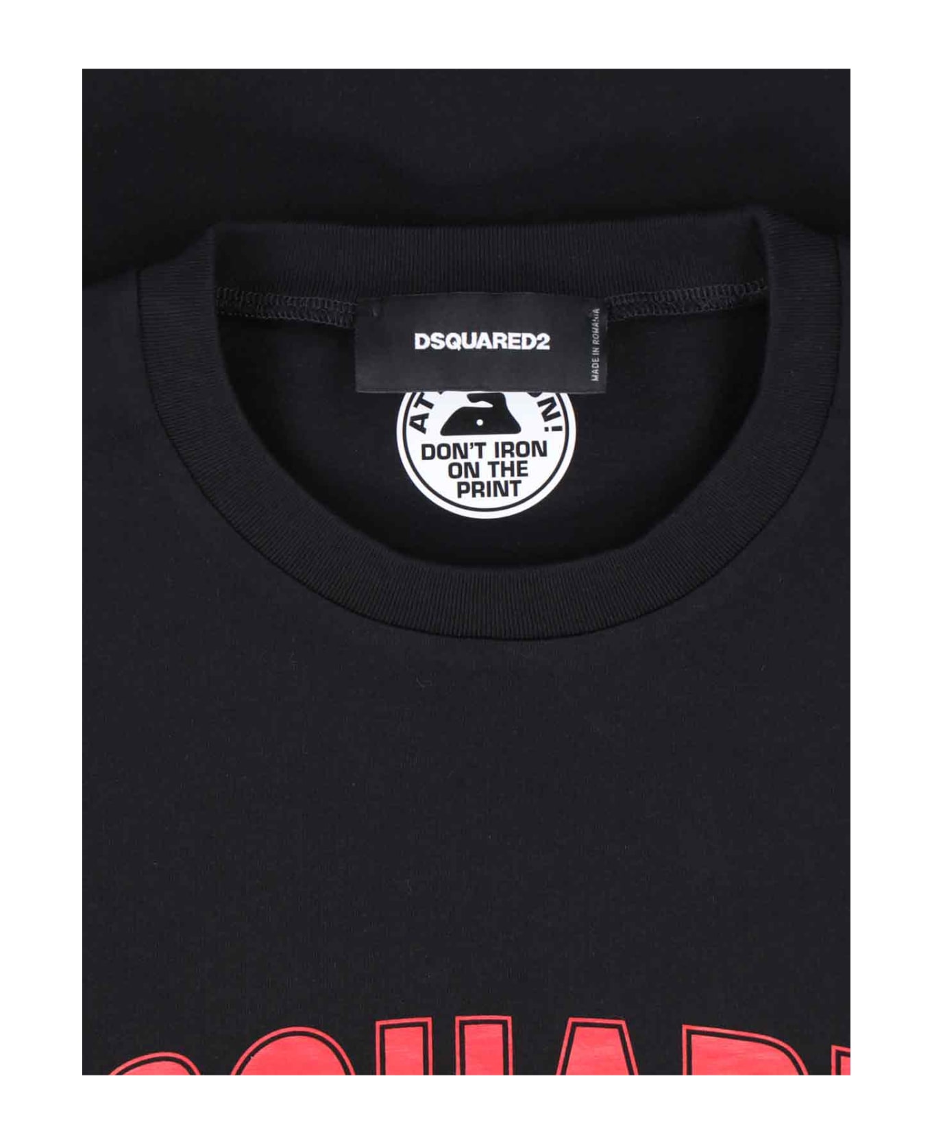 Dsquared2 "cool Fit" Logo T-shirt - Black  