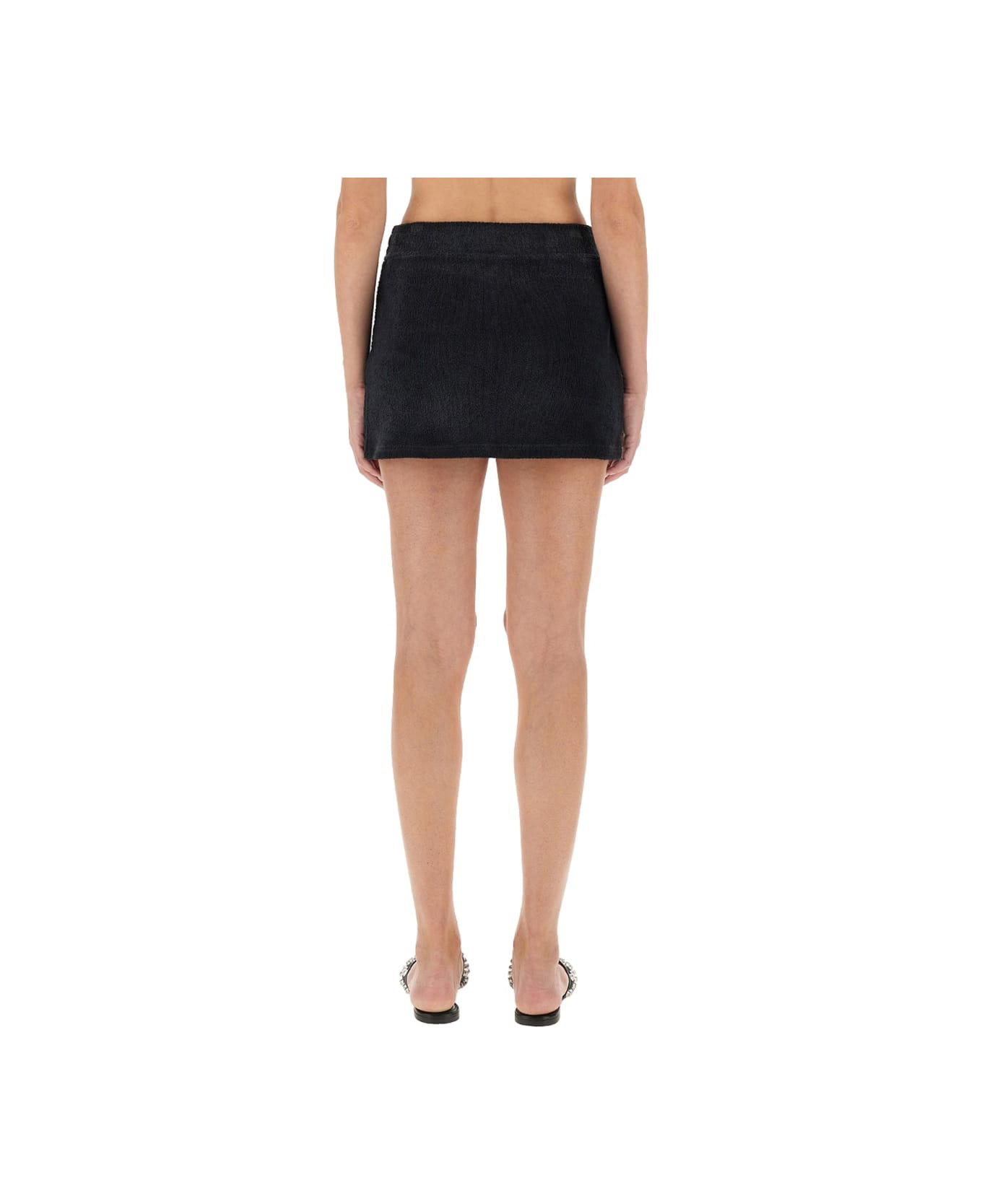 Alexander Wang Terry Skirt-pants - BLACK