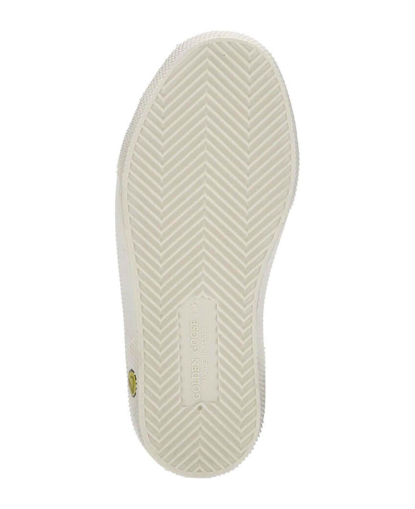 Golden Goose May Star Patch Sneakers - WHITE