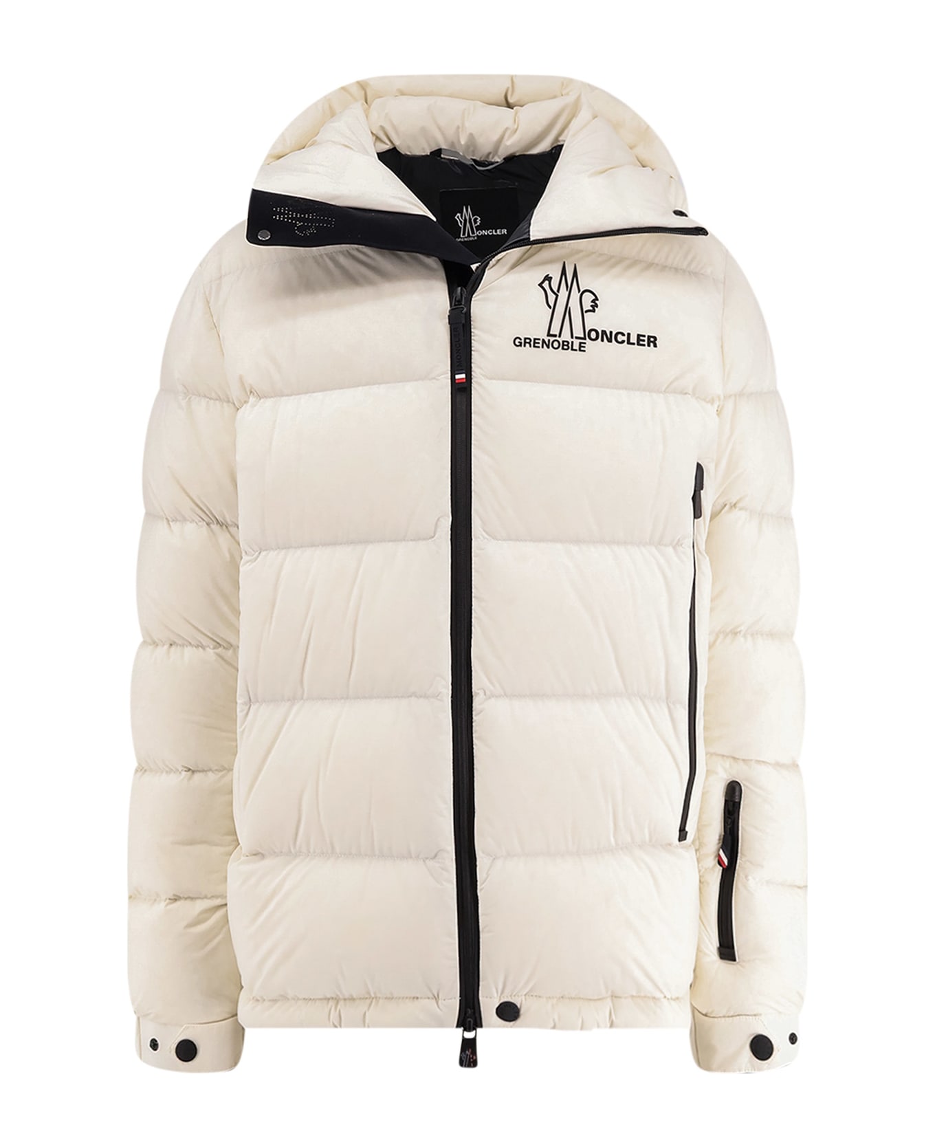 Moncler Grenoble Isorno Technical Nylon Down Jacket - White