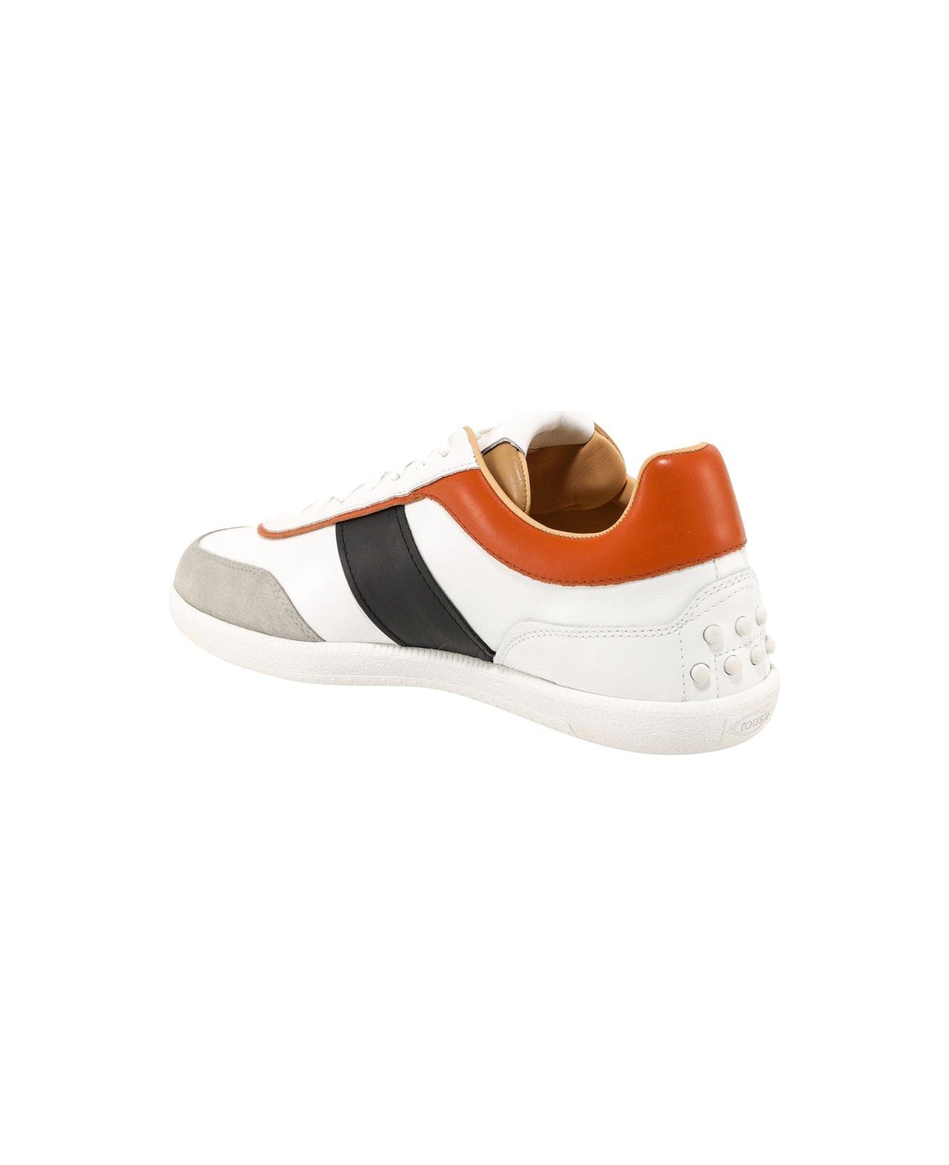 Tod's Low-top Sneakers - BLACK, white, orange