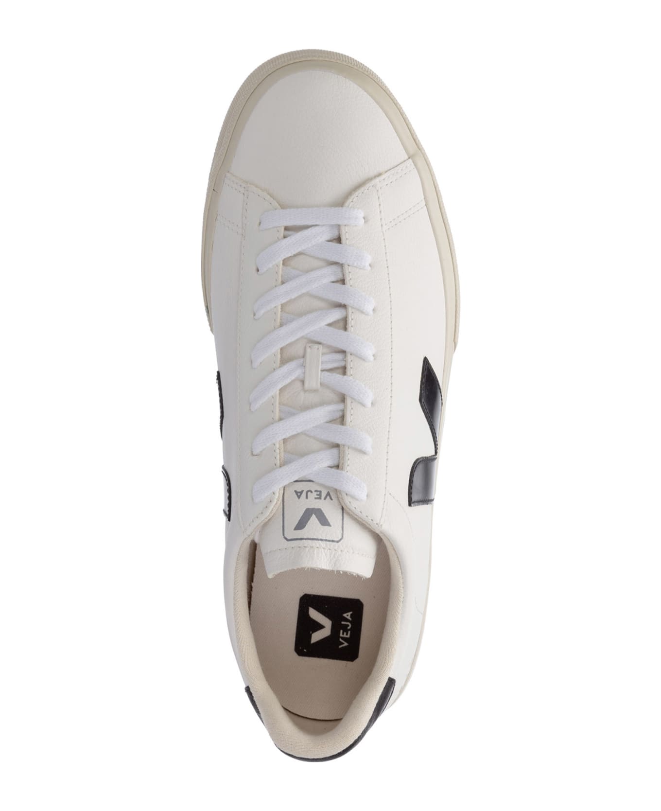 Veja Campo Leather Sneakers - White/black