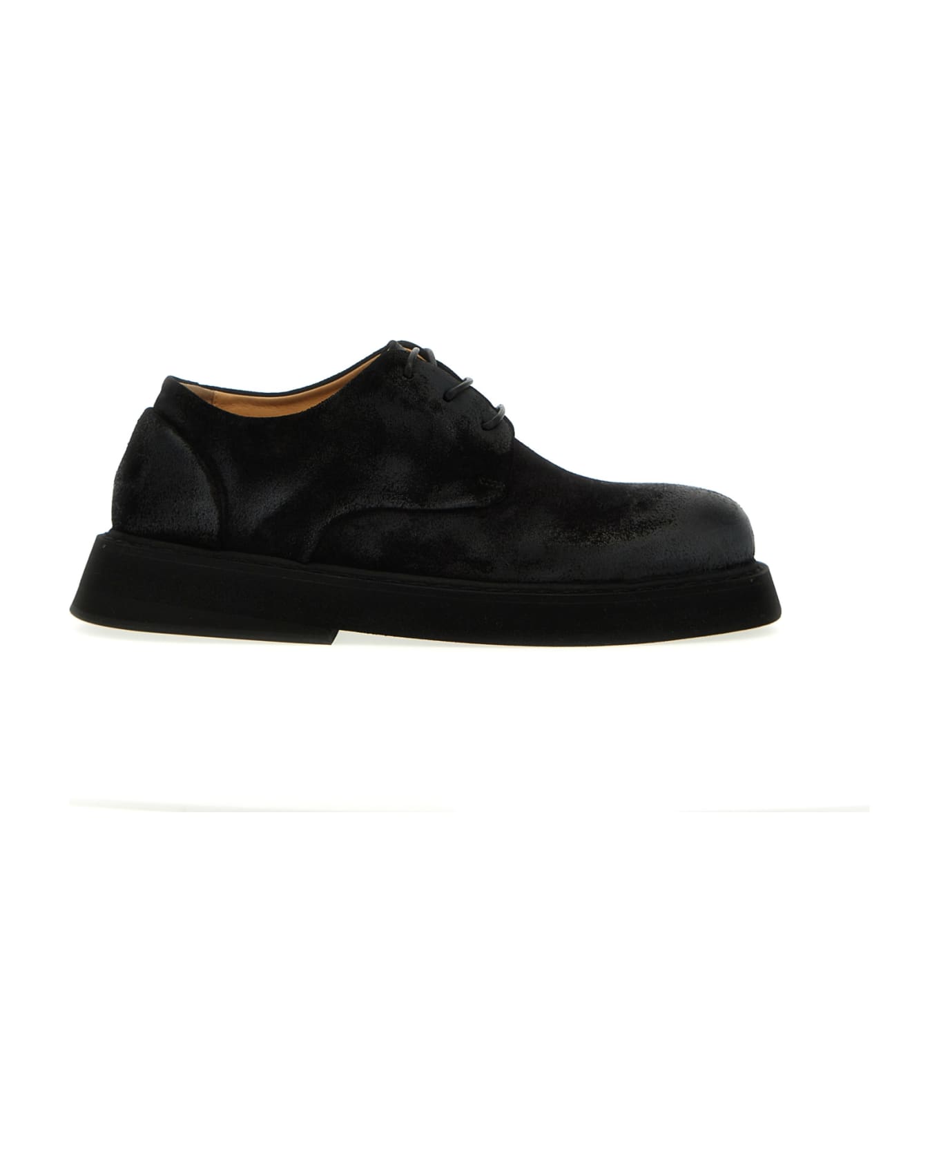 Marsell 'spalla' Lace Up Shoes - Black   ローファー＆デッキシューズ