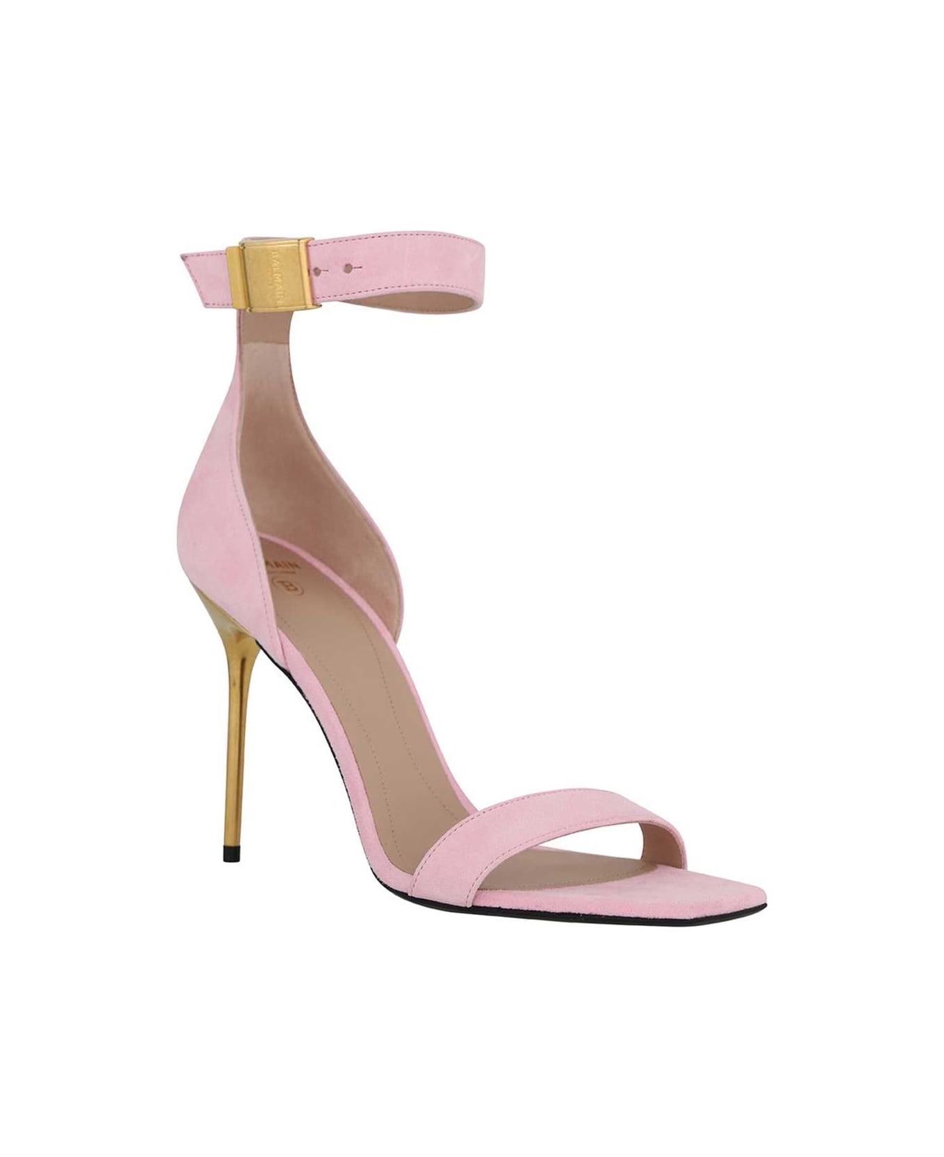 Balmain Heeled Sandals - Pink