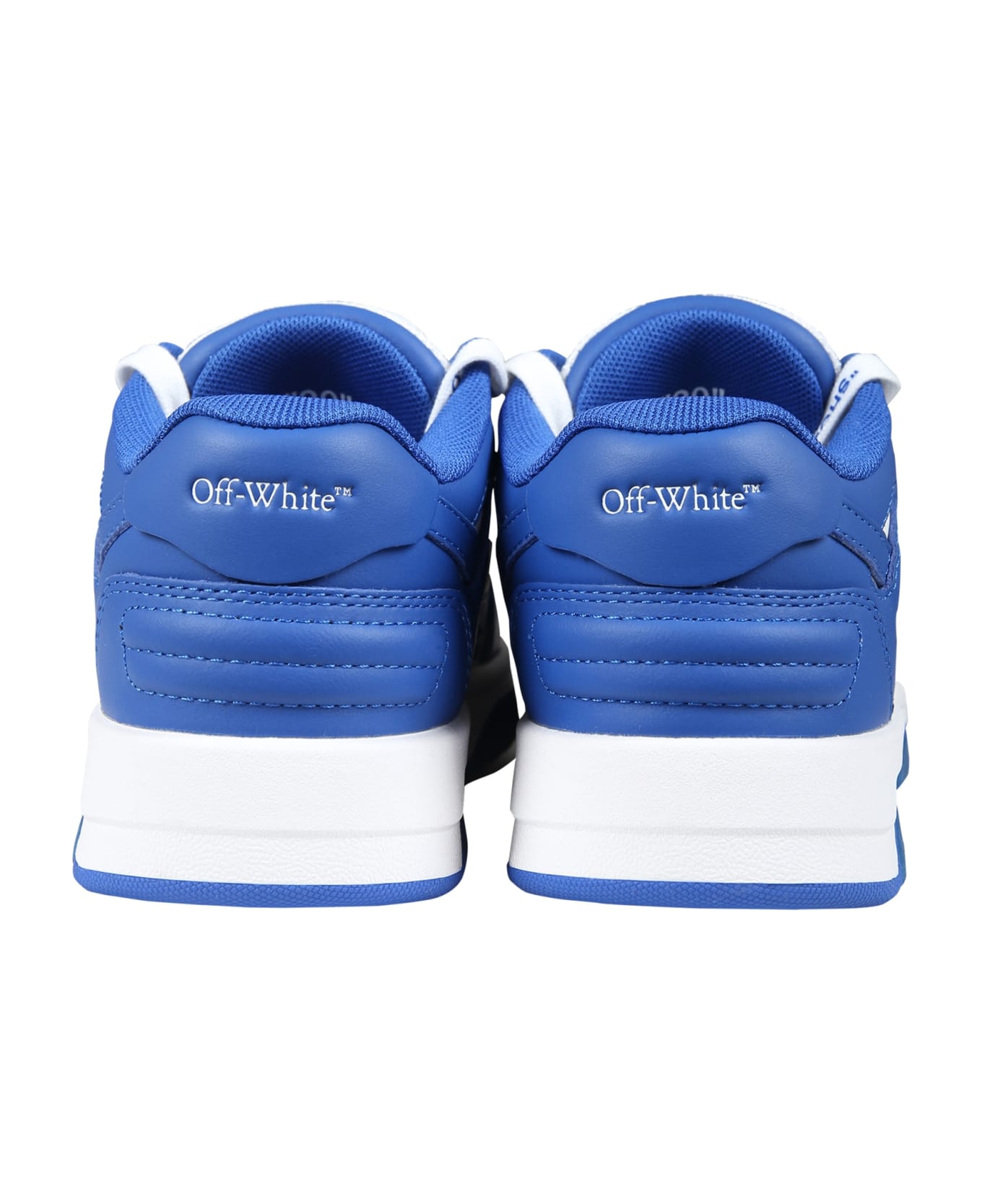 Off-White Light Blue Sneakers For Boy With Arrows - Light Blue