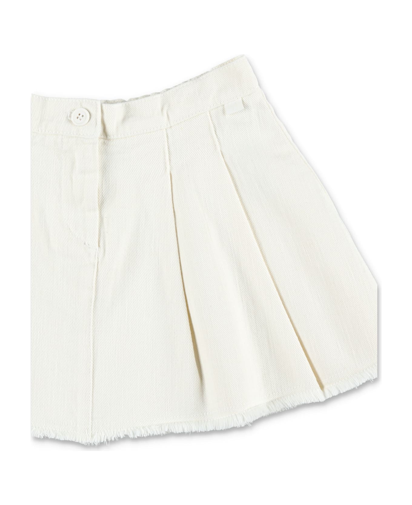 Il Gufo Kid - Pleated Skirt - WHITE