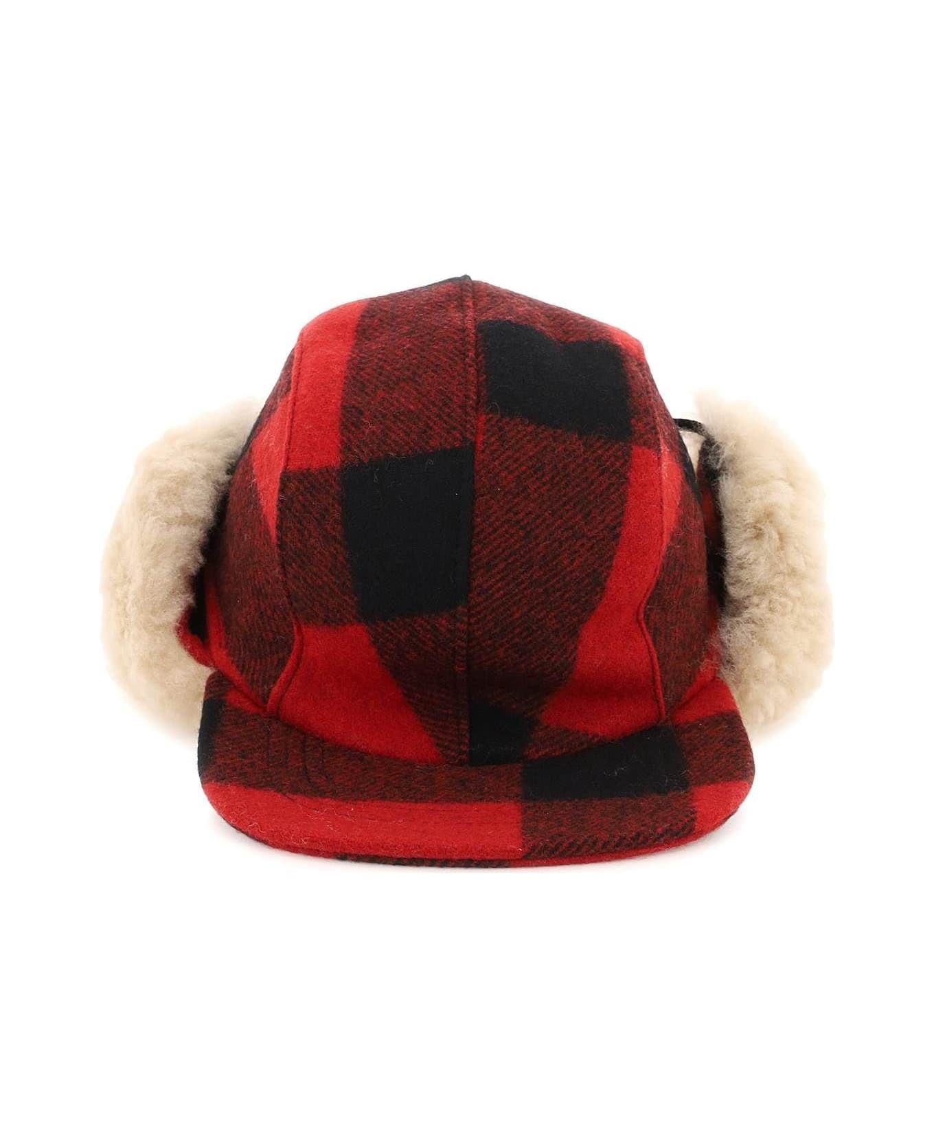 Filson Double Mackinaw Wool Cap - RED