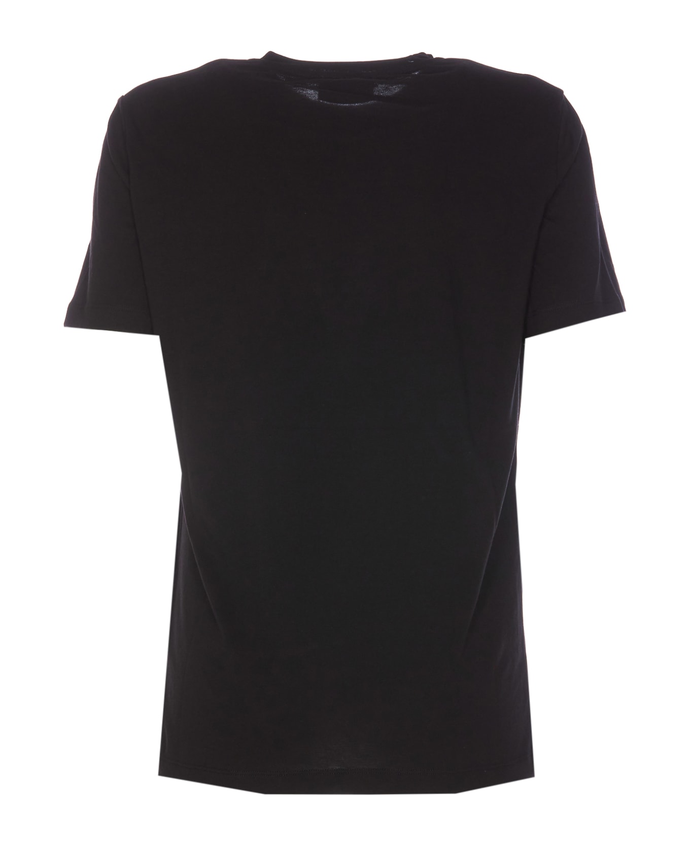 Elisabetta Franchi Logo T-shirt - Black