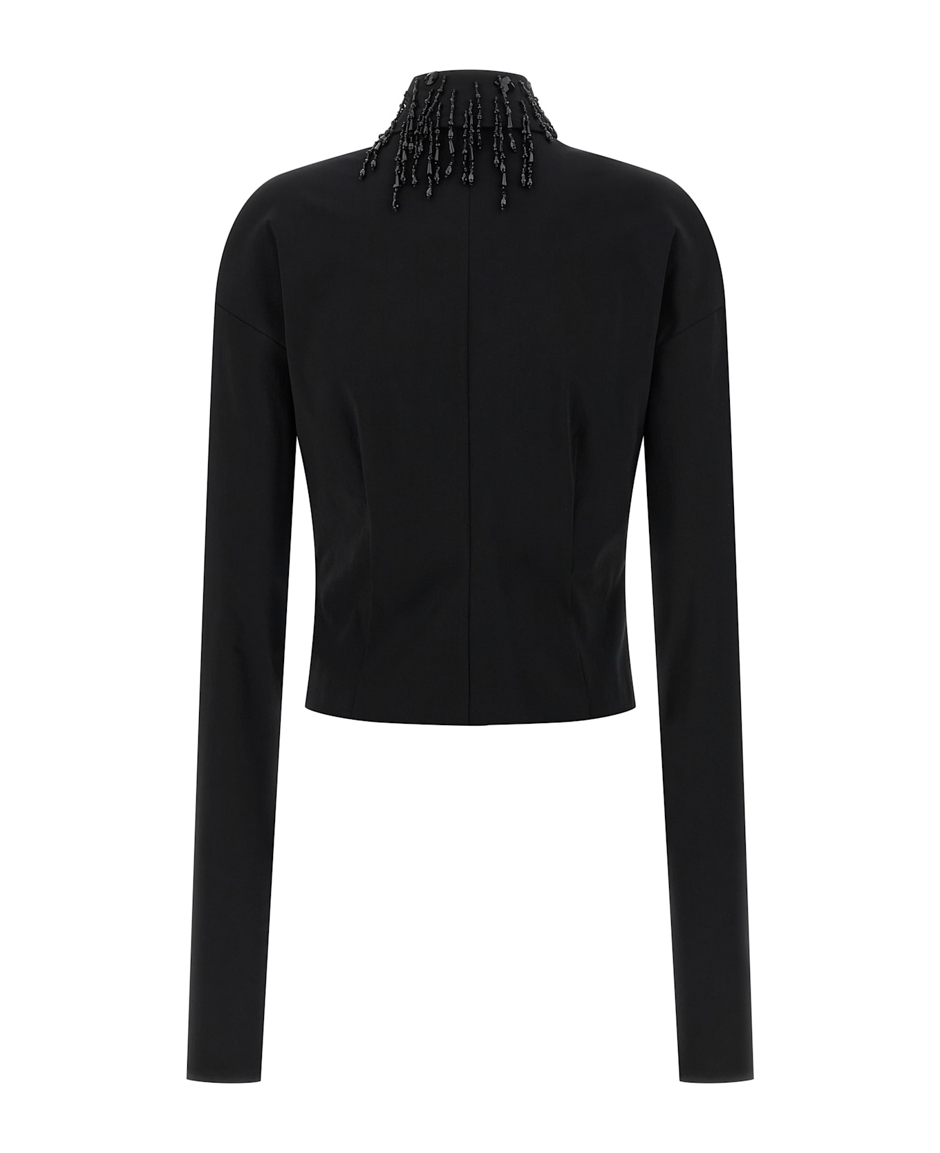 Alberta Ferretti Beads Shirt - Black  