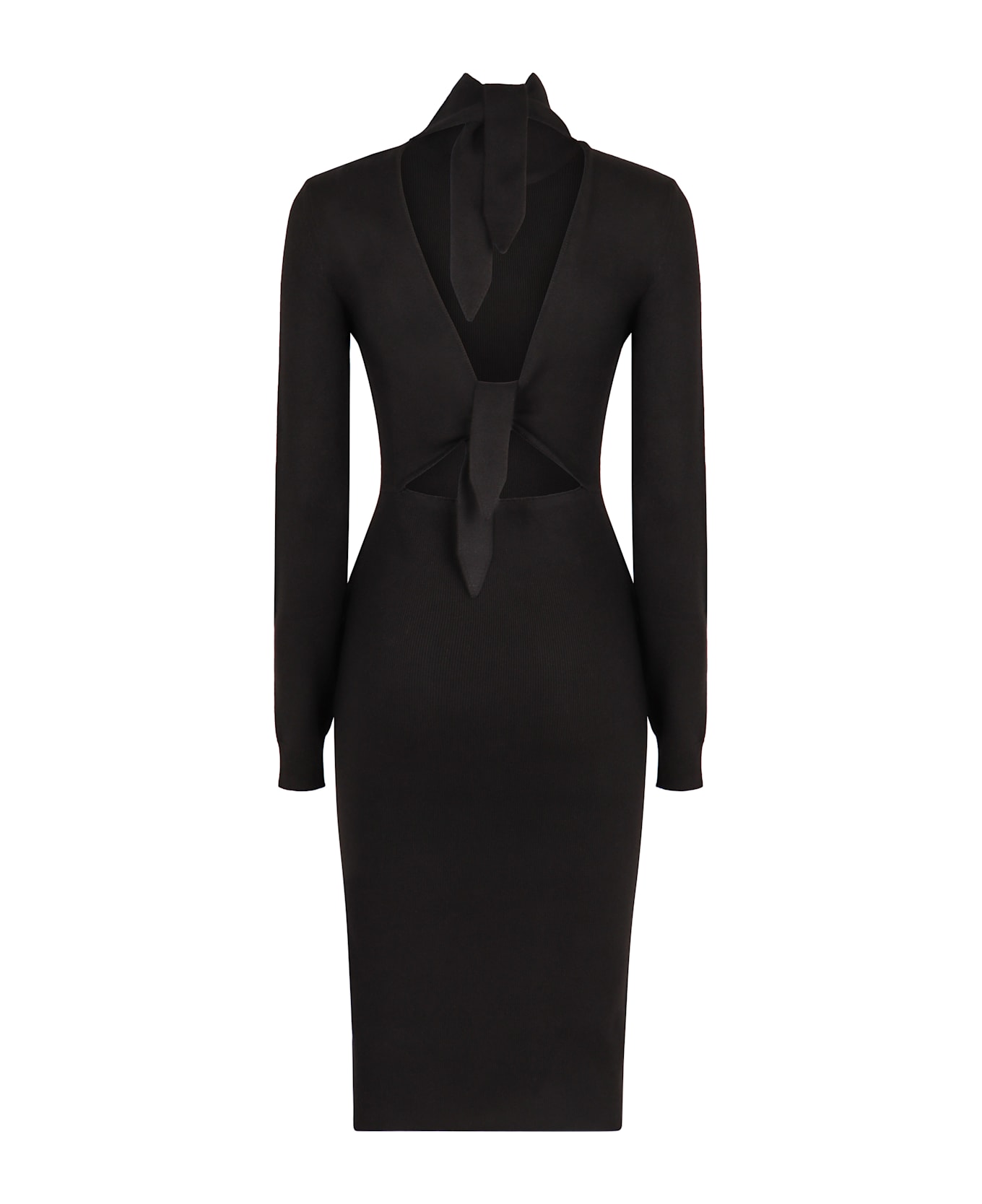 Givenchy Knitted Turtleneck Dress - black