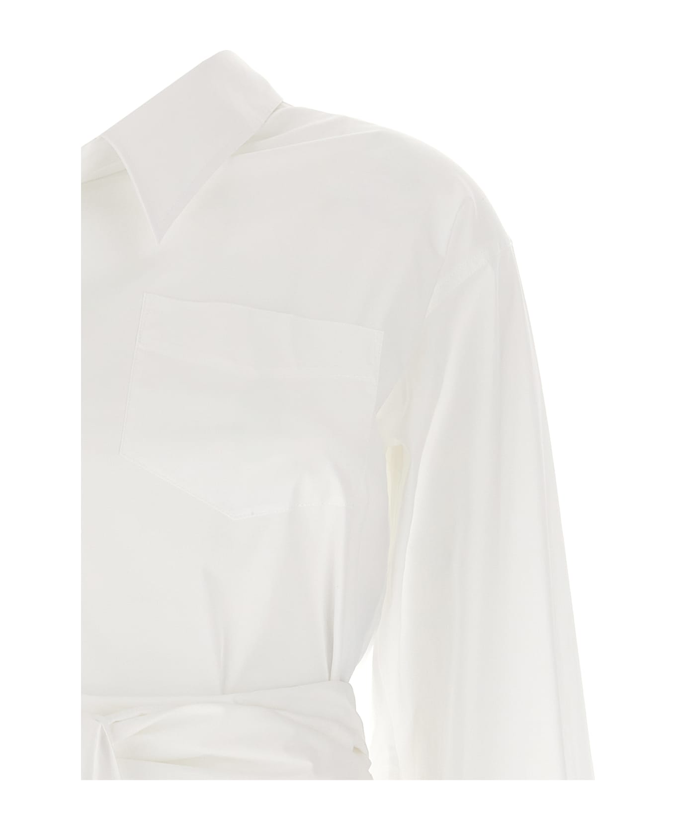 Moschino One-shoulder Shirt - White