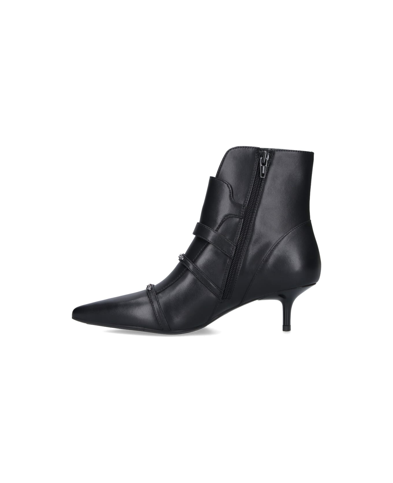 Pinko Ankle Boots With Buckle - Black  