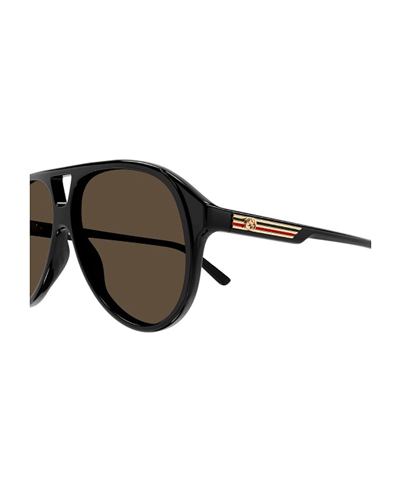 Gucci Eyewear Gg1286s Sunglasses - 001 black black brown サングラス