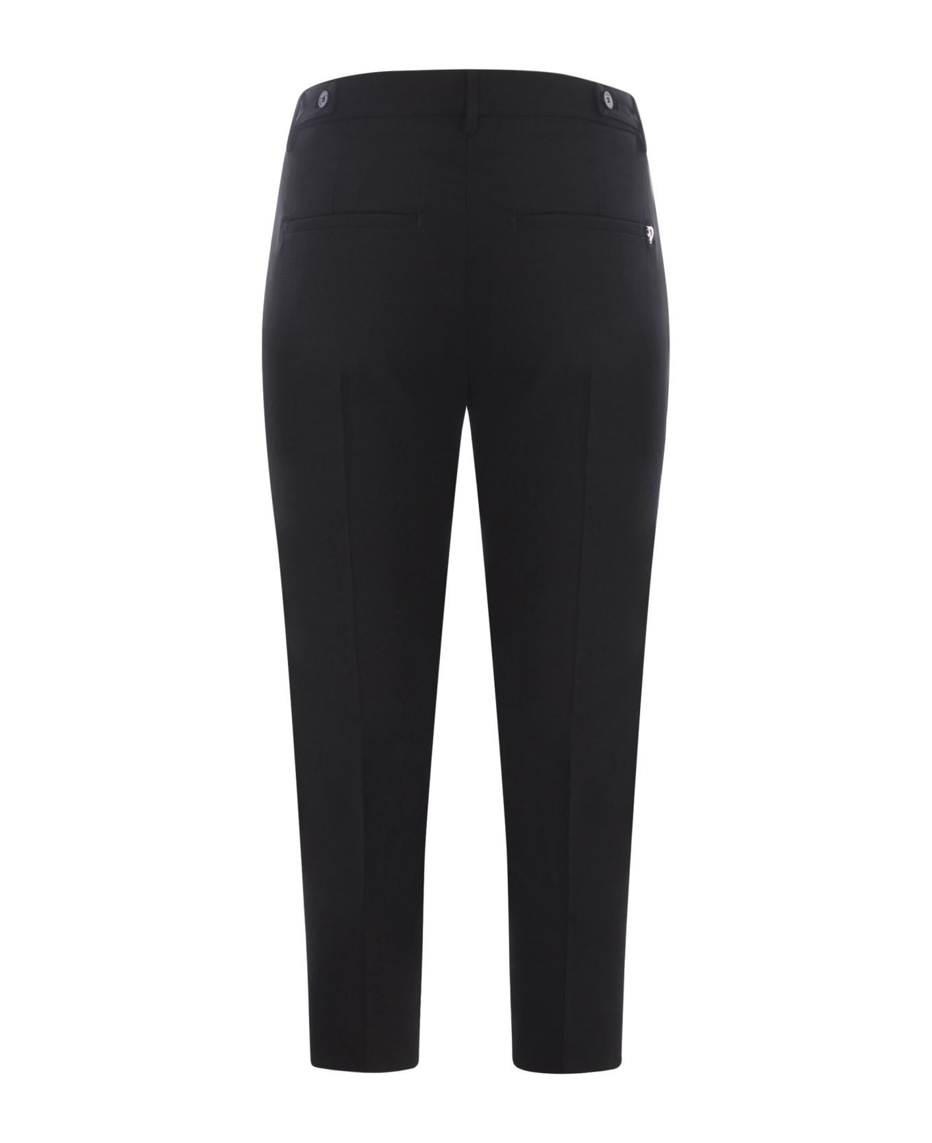 Dondup Trousers Dondup "ariel" In Stretch Wool - Nero