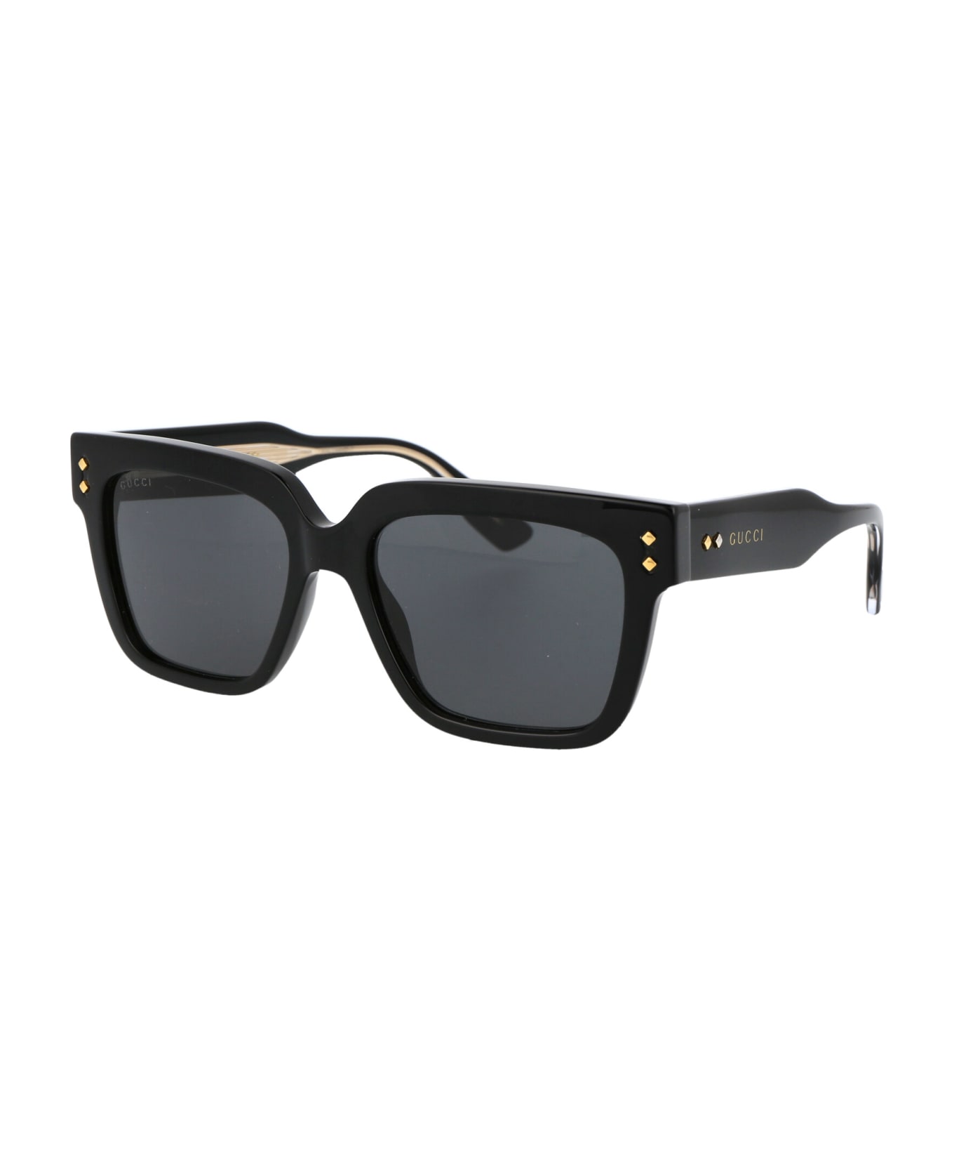 Gucci Eyewear Gg1084s Sunglasses - 001 BLACK BLACK GREY