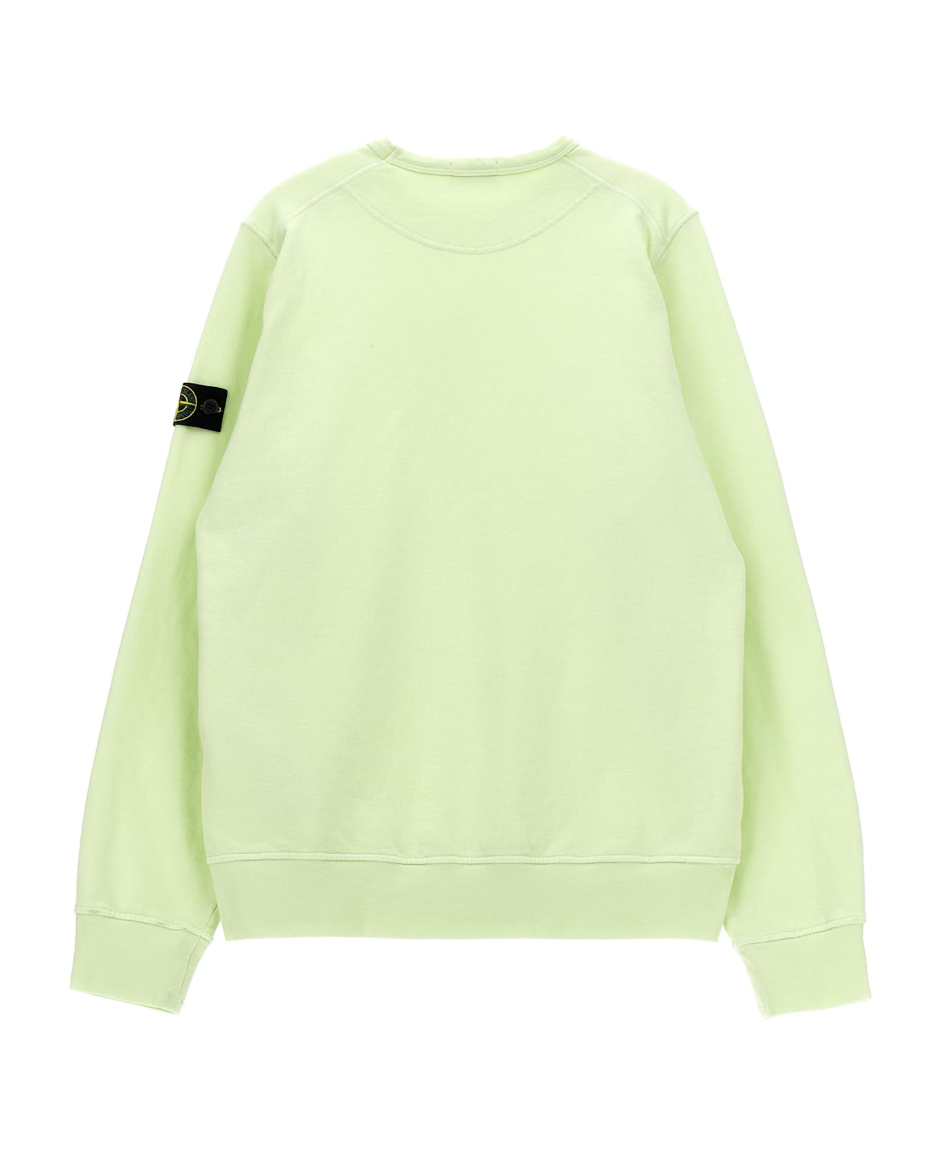 Stone Island Junior Logo Badge Sweatshirt - Green