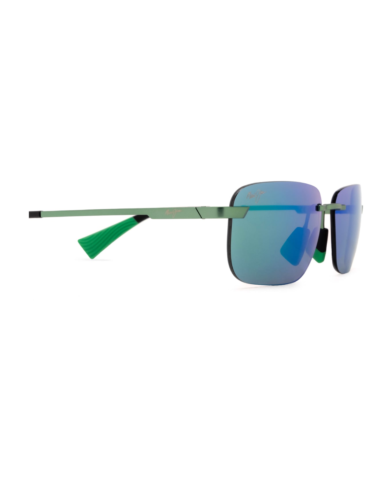Maui Jim Mj624 Matte Trans Green Sunglasses - Matte Trans Green