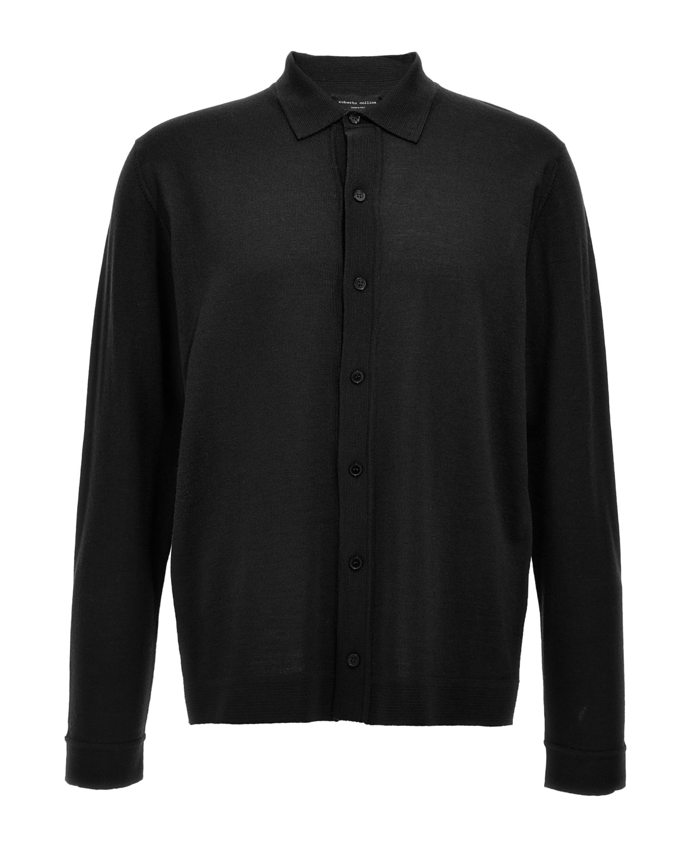 Roberto Collina Knitted Shirt - Black  