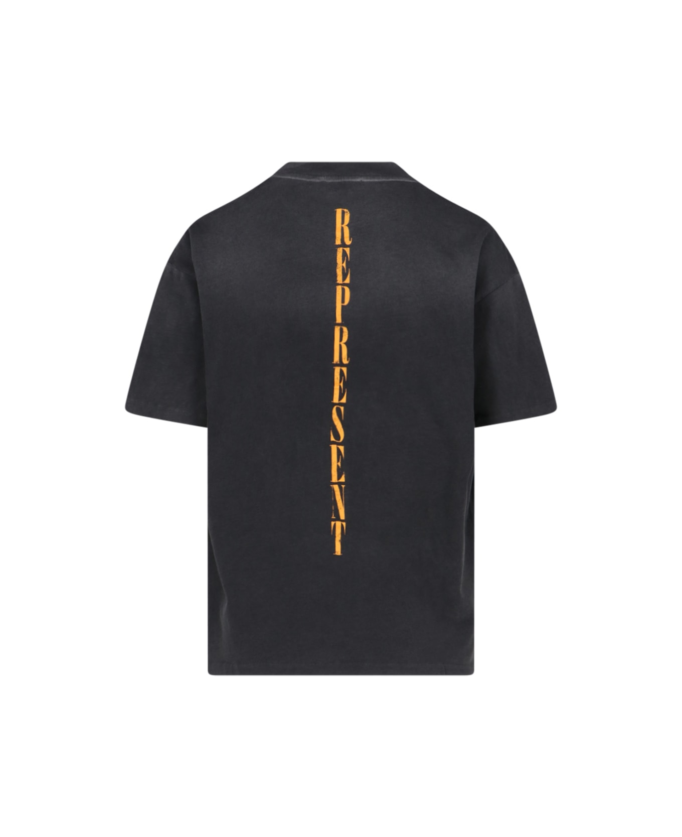 REPRESENT Printed T-shirt - Black   シャツ