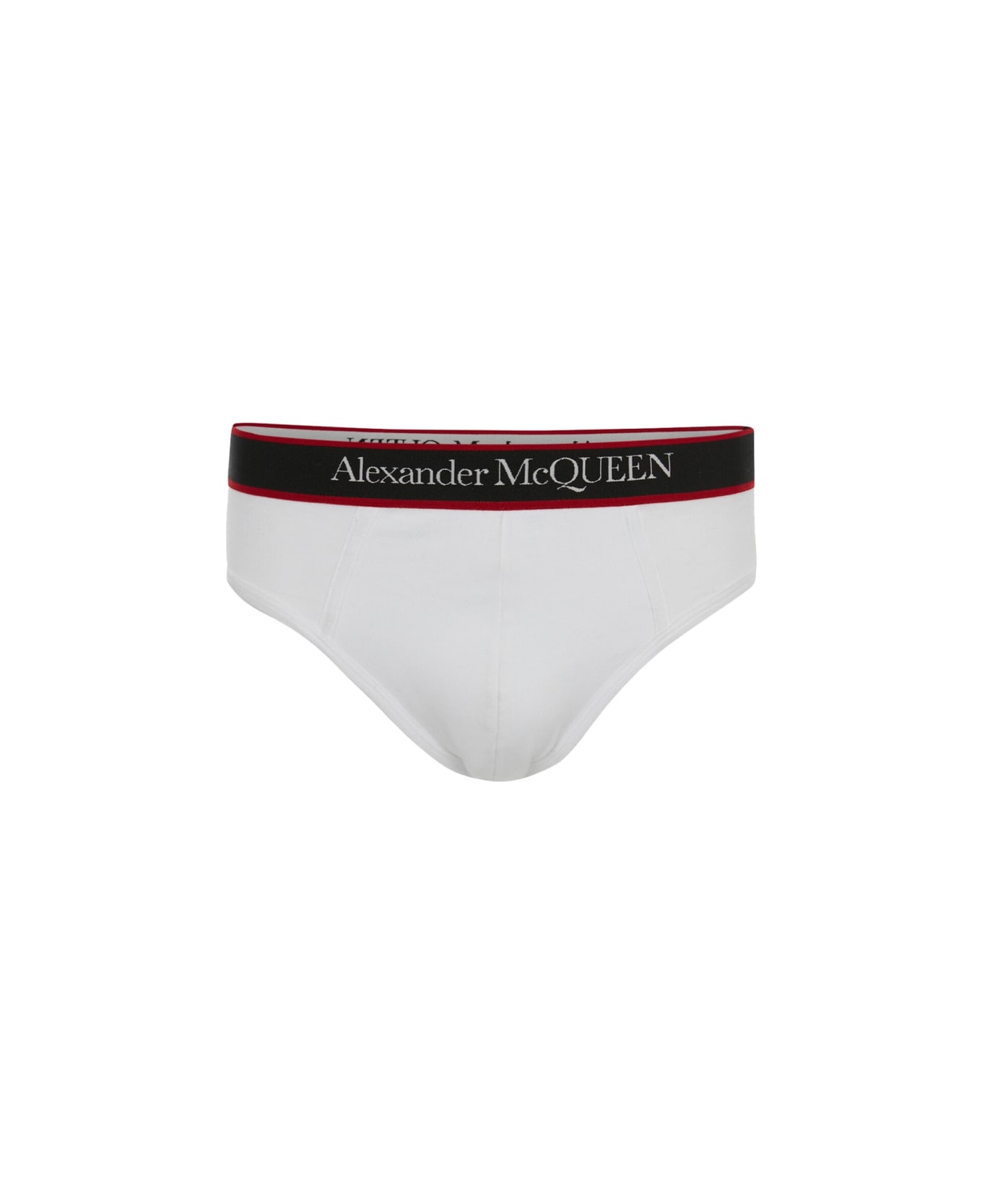 Alexander McQueen Slip Selvedge - WHITE