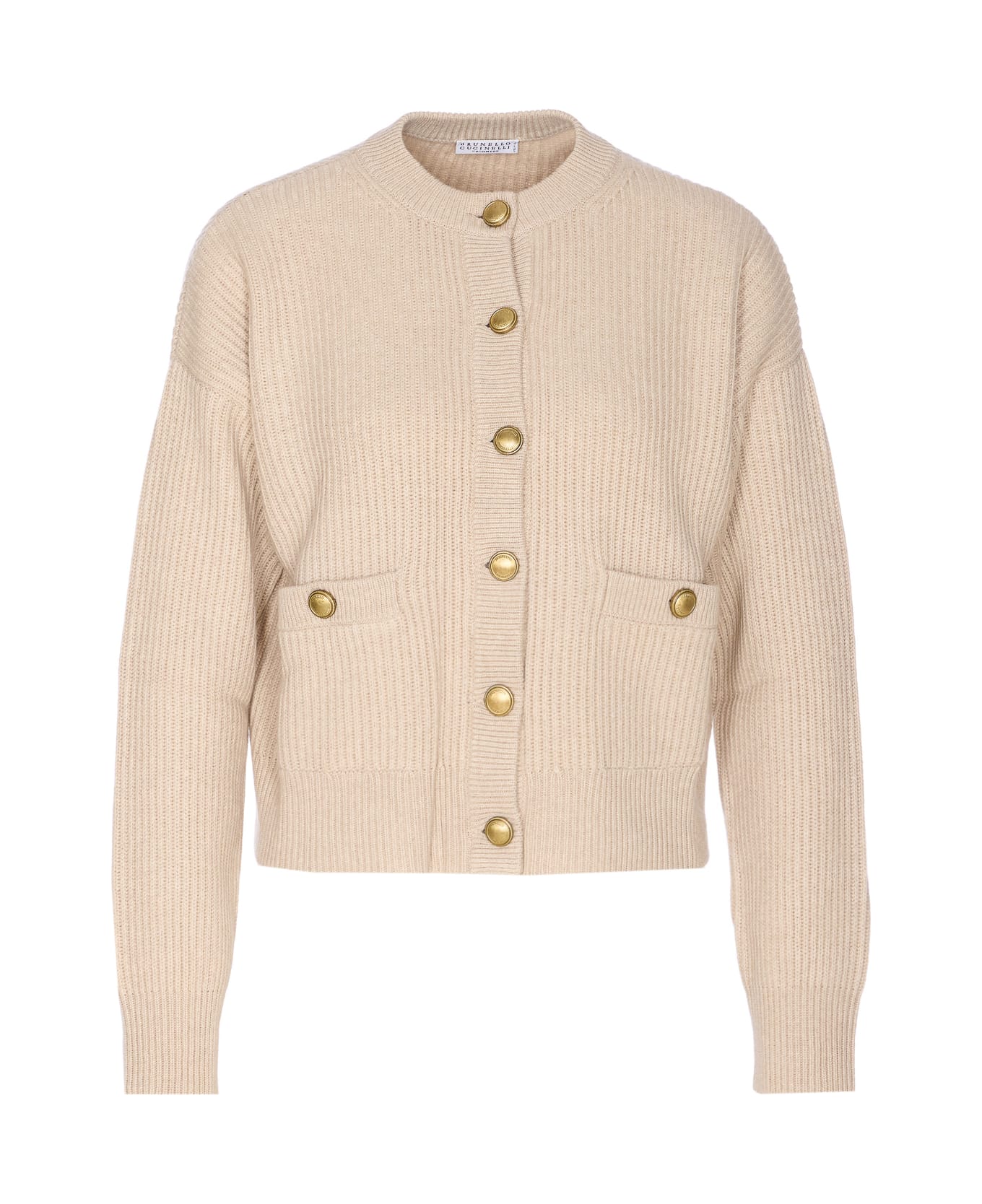 Brunello Cucinelli Knitted Cardigan - Beige