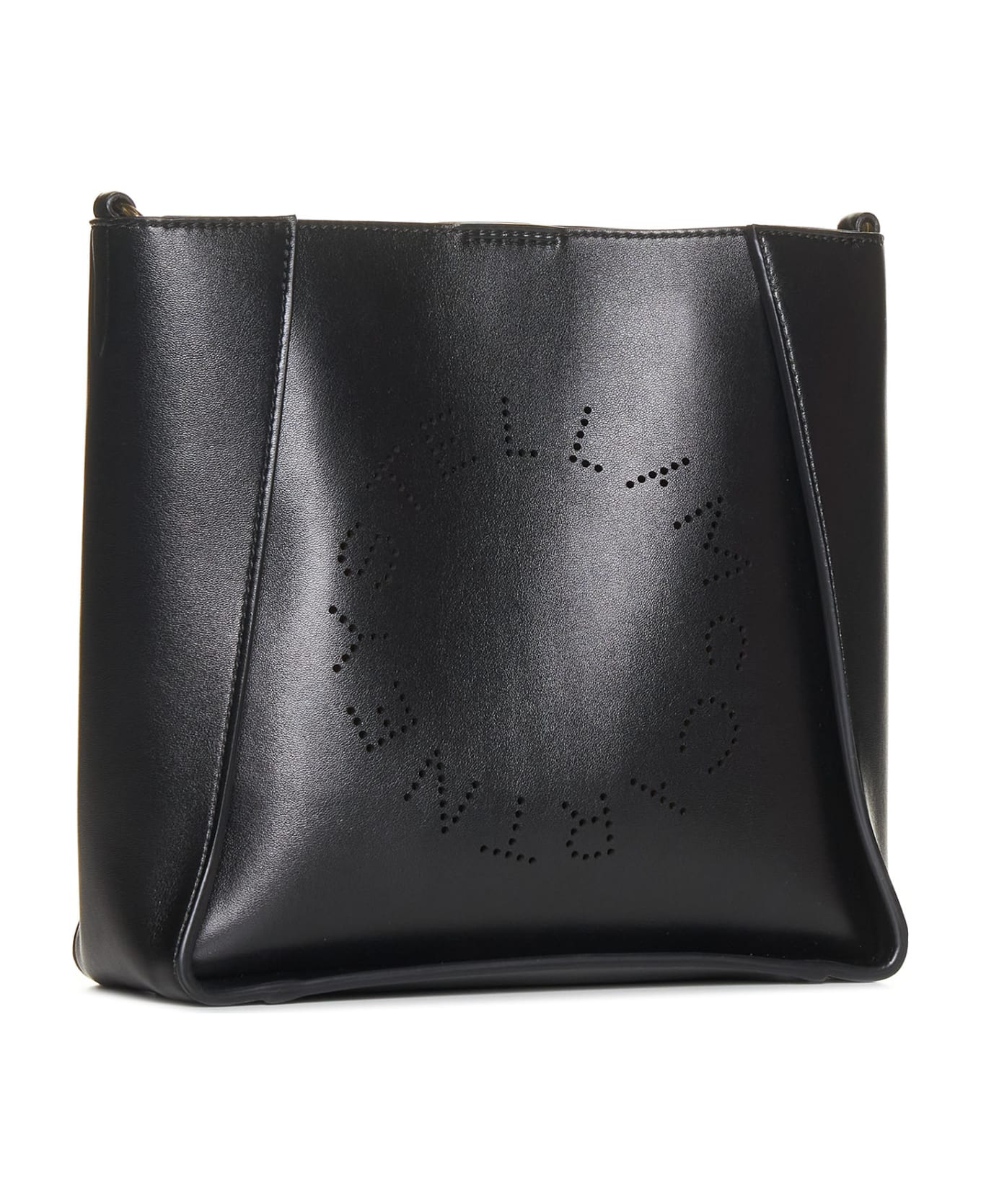 Stella McCartney 'stella Logo' Small Shoulder Bag - Black