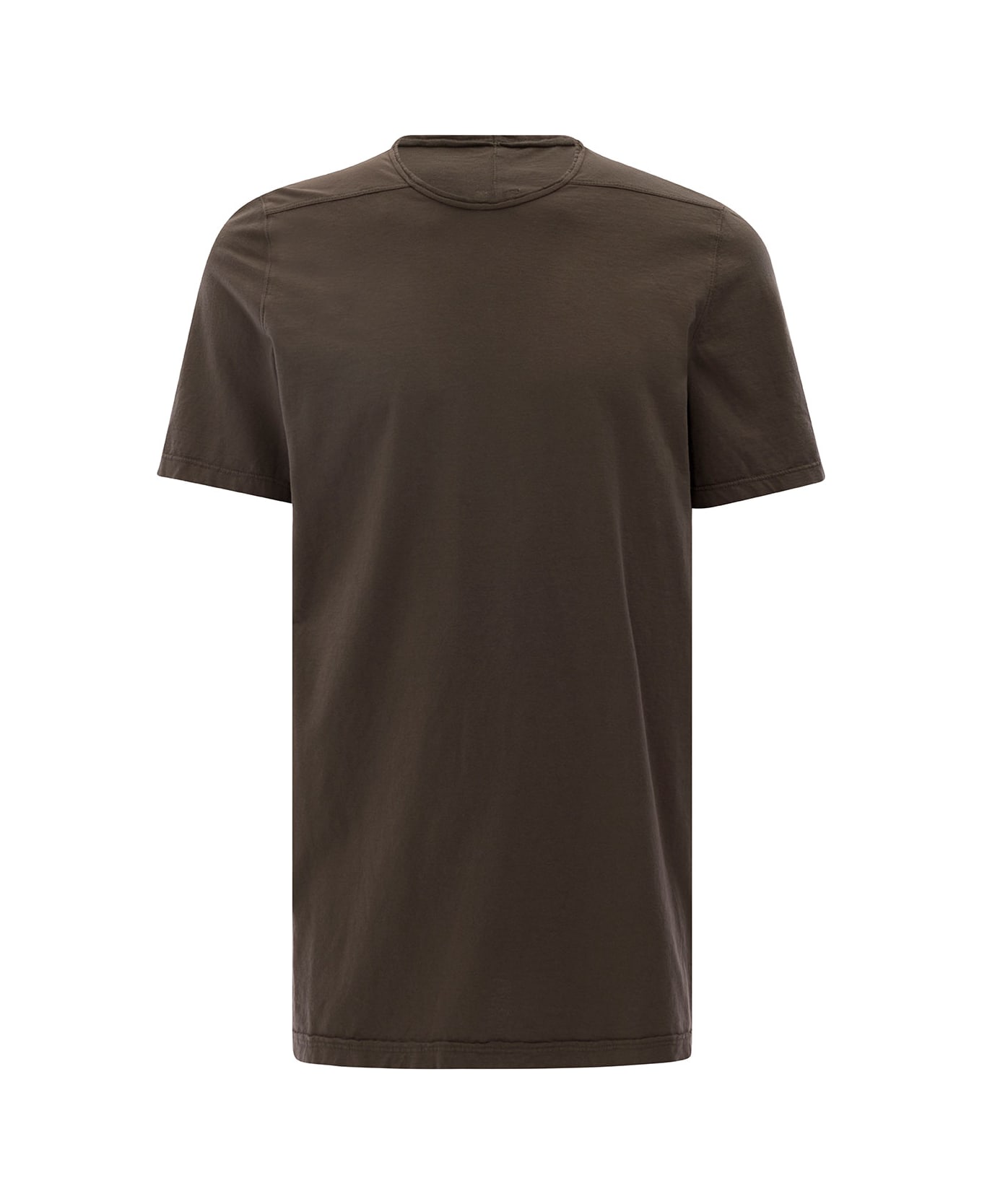 DRKSHDW Brown Round Neck T-shirt In Cotton Man - Brown シャツ