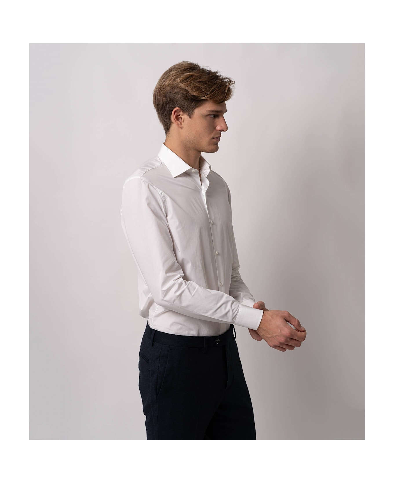 Larusmiani Handmade Shirt Mayfair Shirt - White