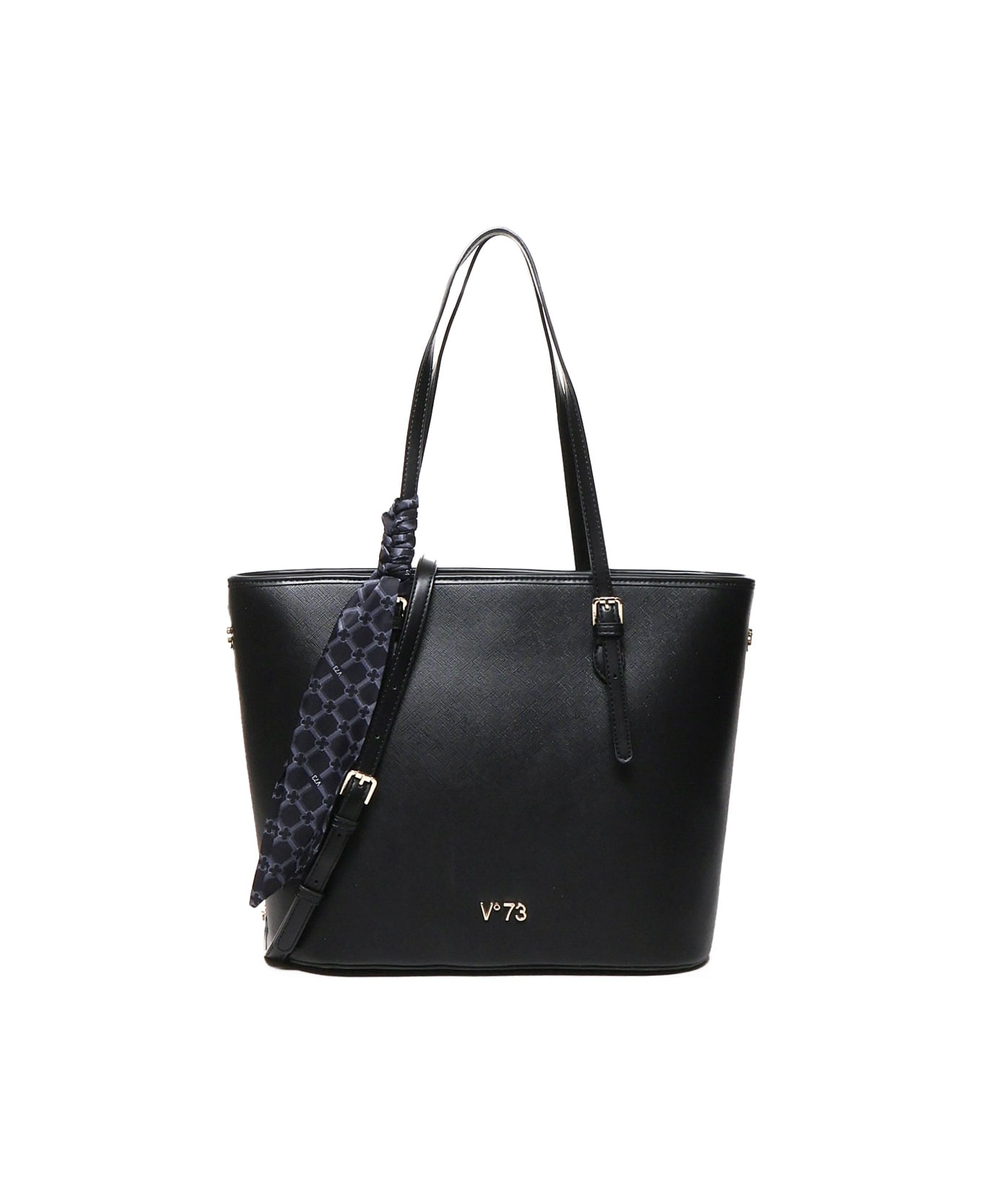 V73 Alice Tote Bag In Ecoleather - Black