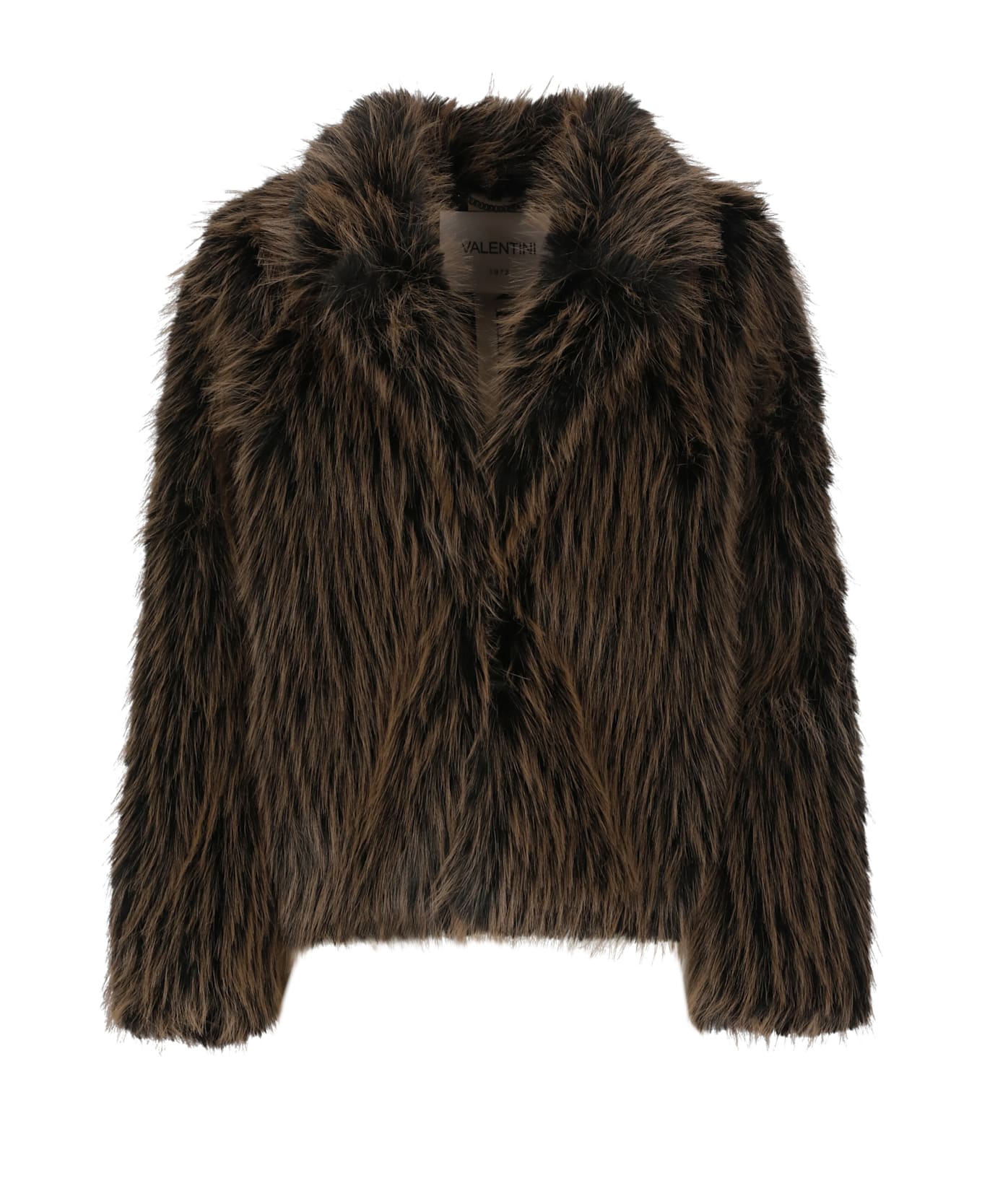 Valentini 1972 Eco Silver Fox Coat - Brown