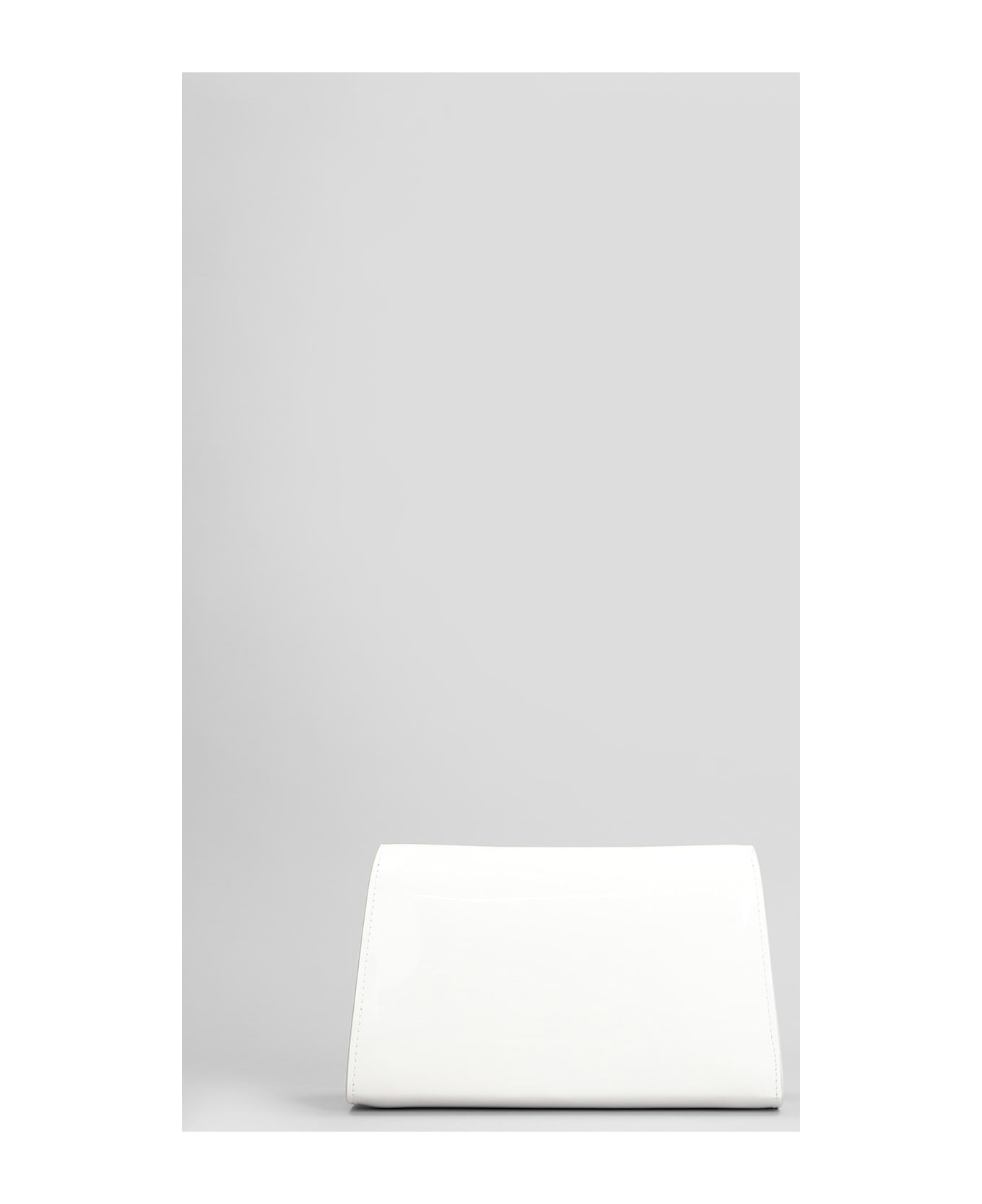 Giuseppe Zanotti Cleopatra Clutch In White Patent Leather - white