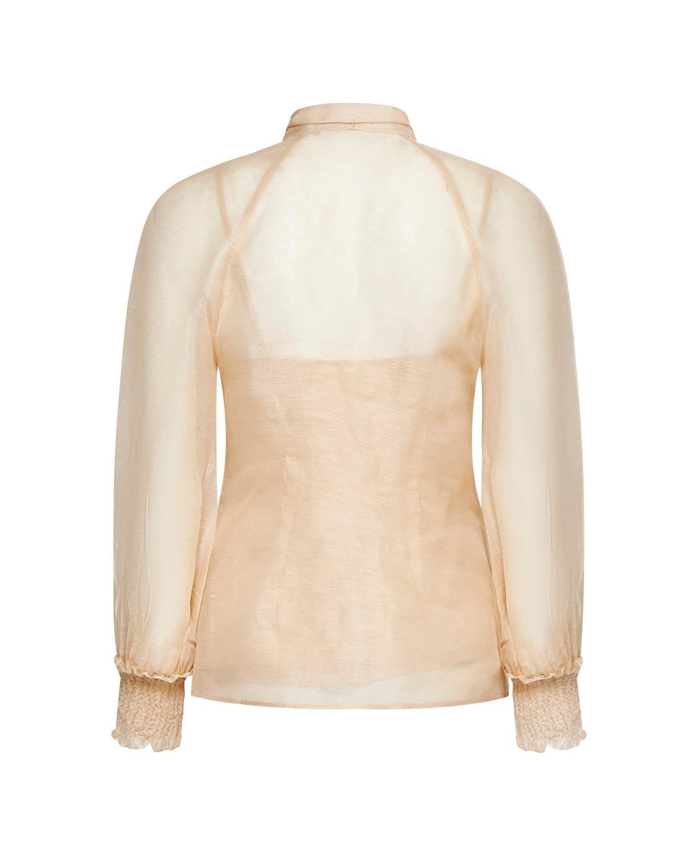 Zimmermann Illustration Buttoned Blouse - NEUTRALS