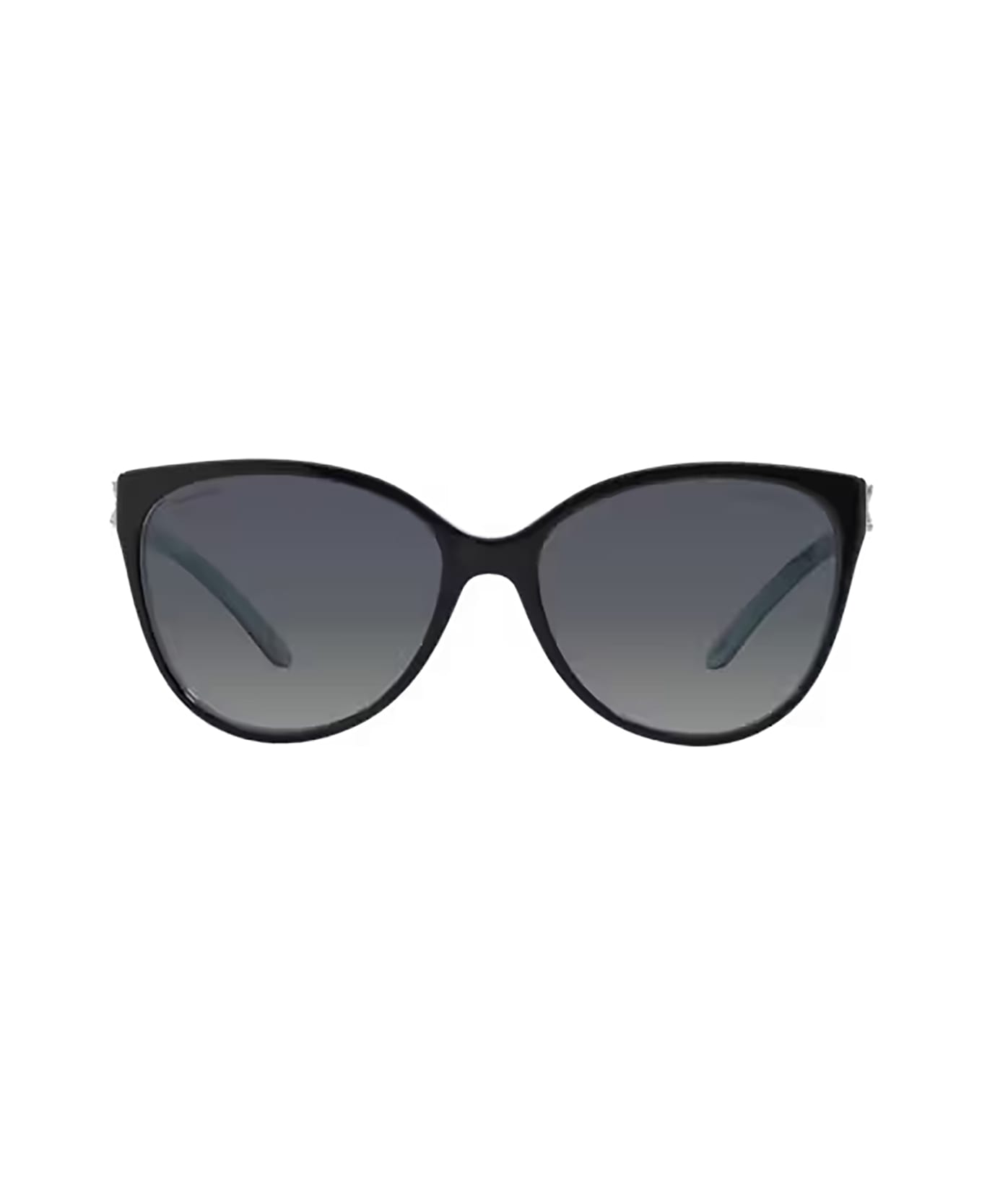 Tiffany & Co. Tf4089b Black On Tiffany Blue Sunglasses - Black on tiffany blue
