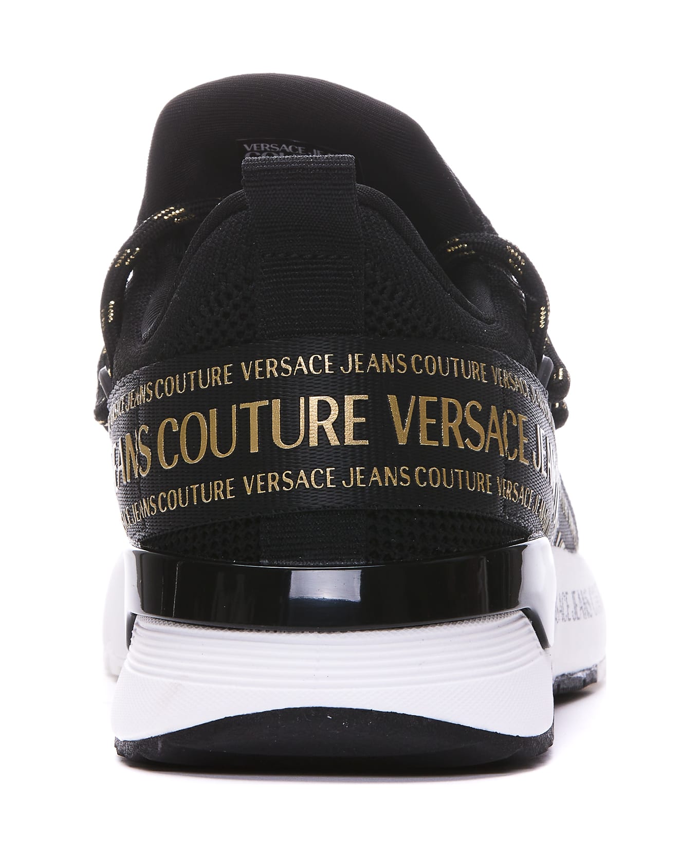 Versace Jeans Couture Dynamic Sneakers - BLACK/GOLD スニーカー