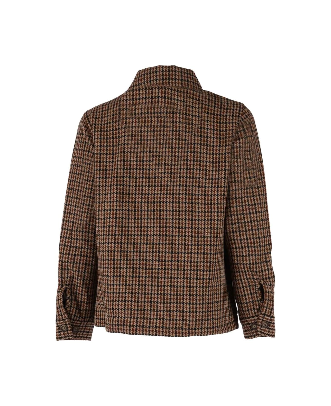 Sebago Dorr Pied De Poule - Beige Brown Dk Navy