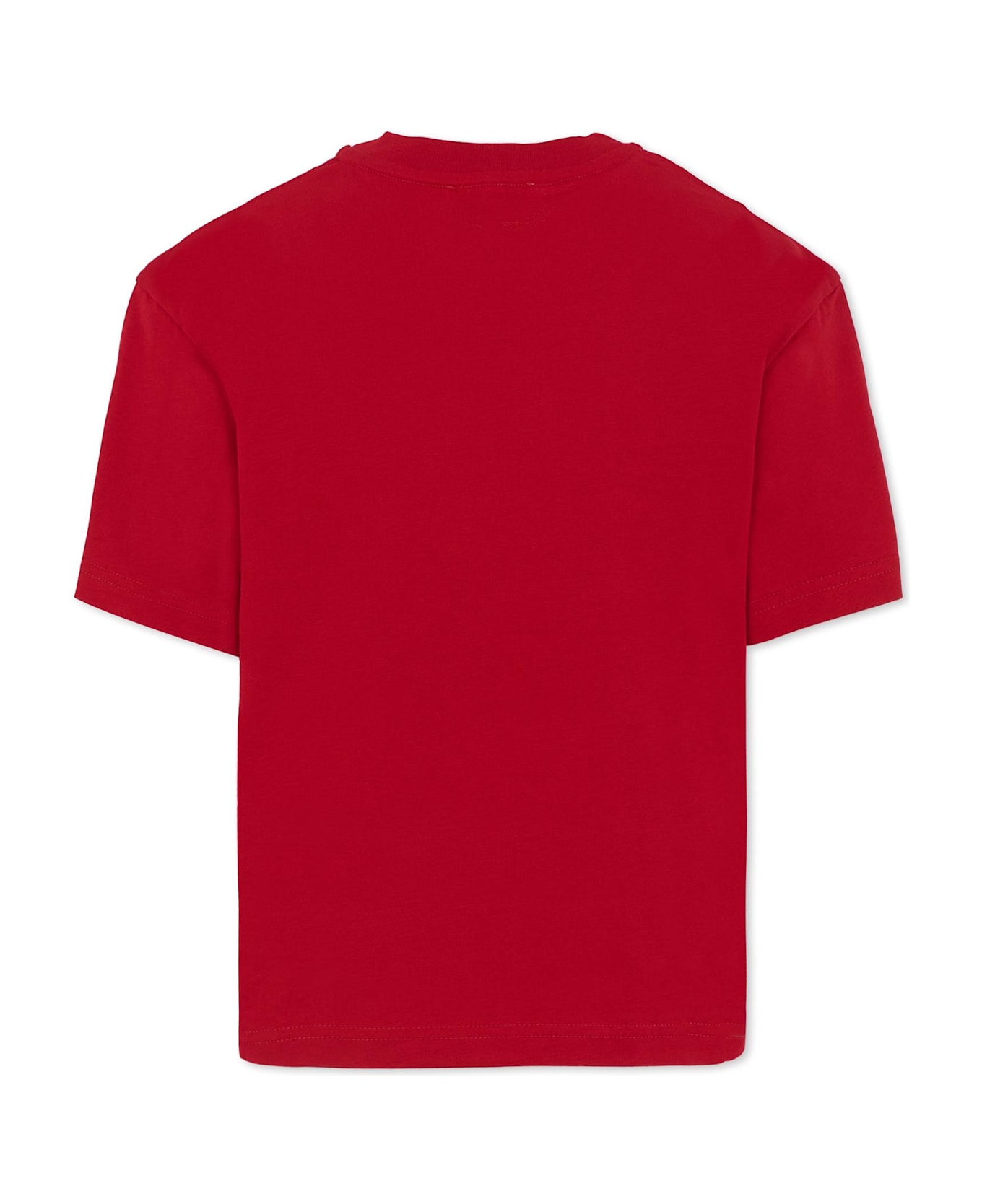 Lanvin Red T-shirt For Girl With Logo - Red