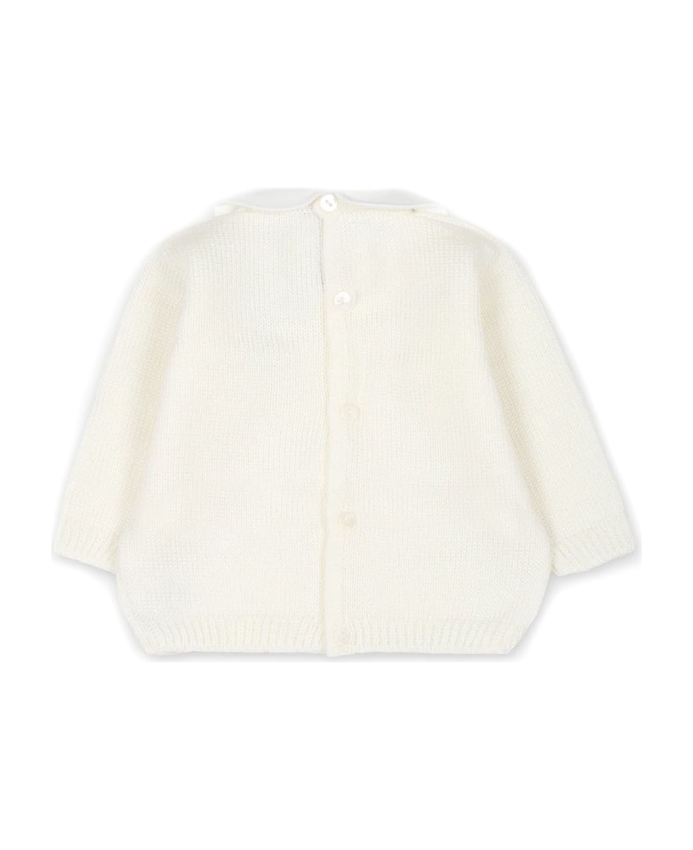 Little Bear Sweaters White - White ニットウェア＆スウェットシャツ