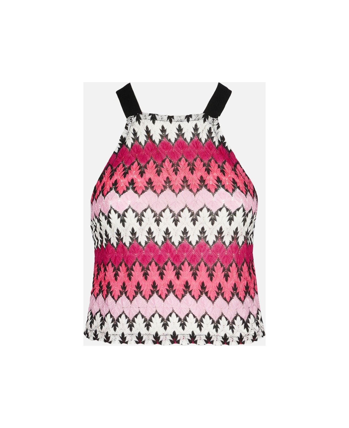 MC2 Saint Barth Woman Chevron Top - PINK