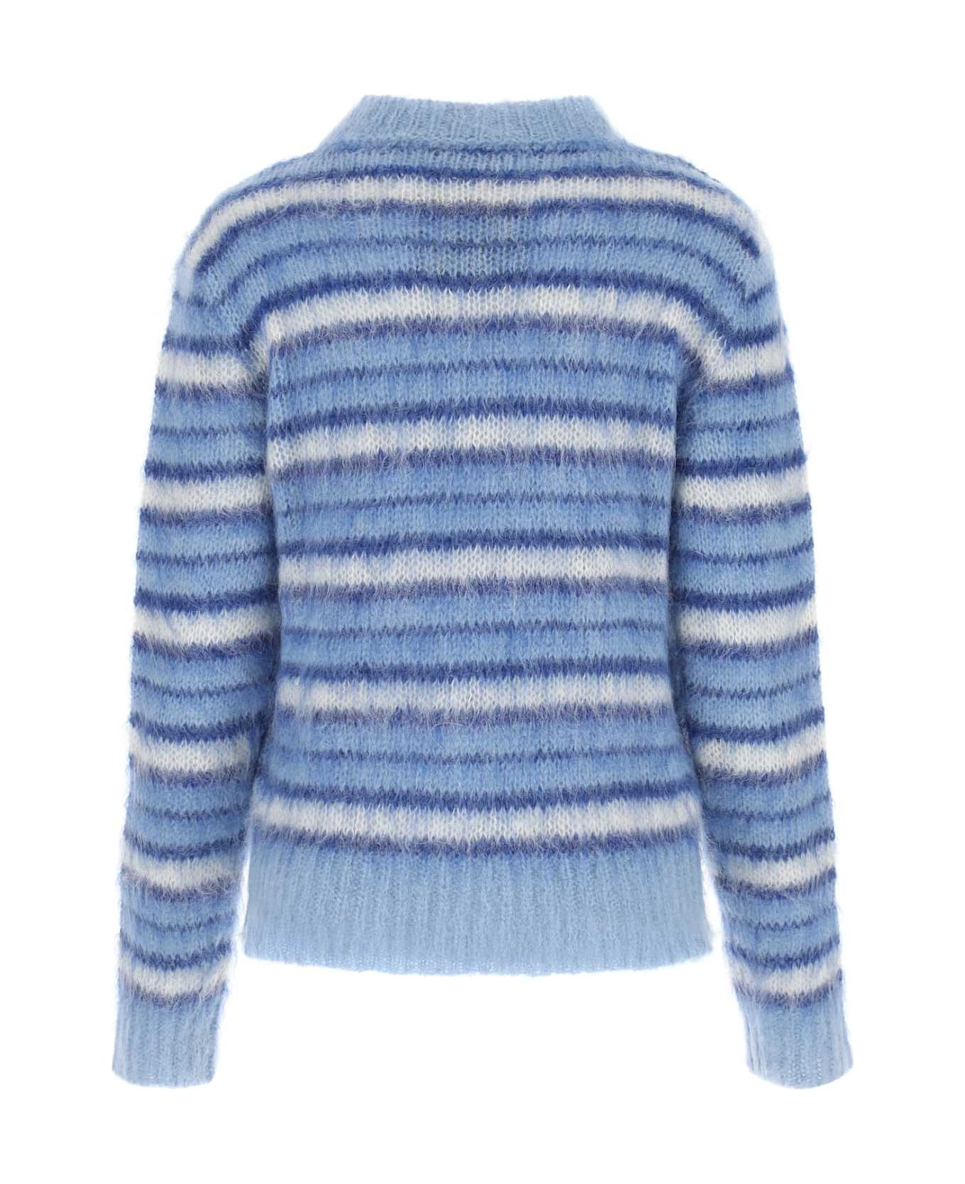Marni Embroidered Mohair Blend Sweater - RGB50