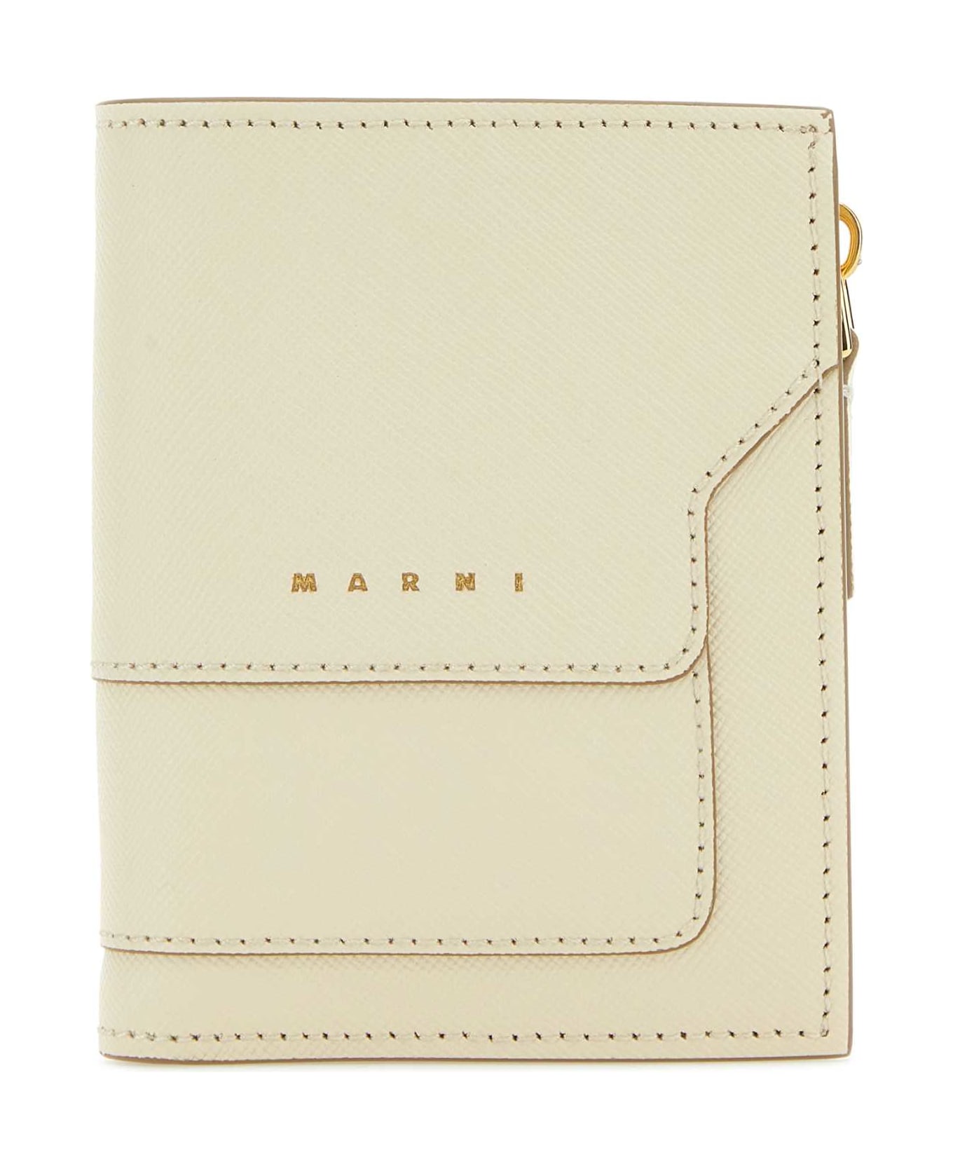Marni Ivory Leather Wallet - Z601W