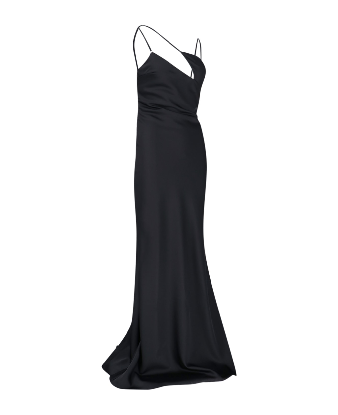 The Attico 'melva' Maxi Dress - BLACK ワンピース＆ドレス