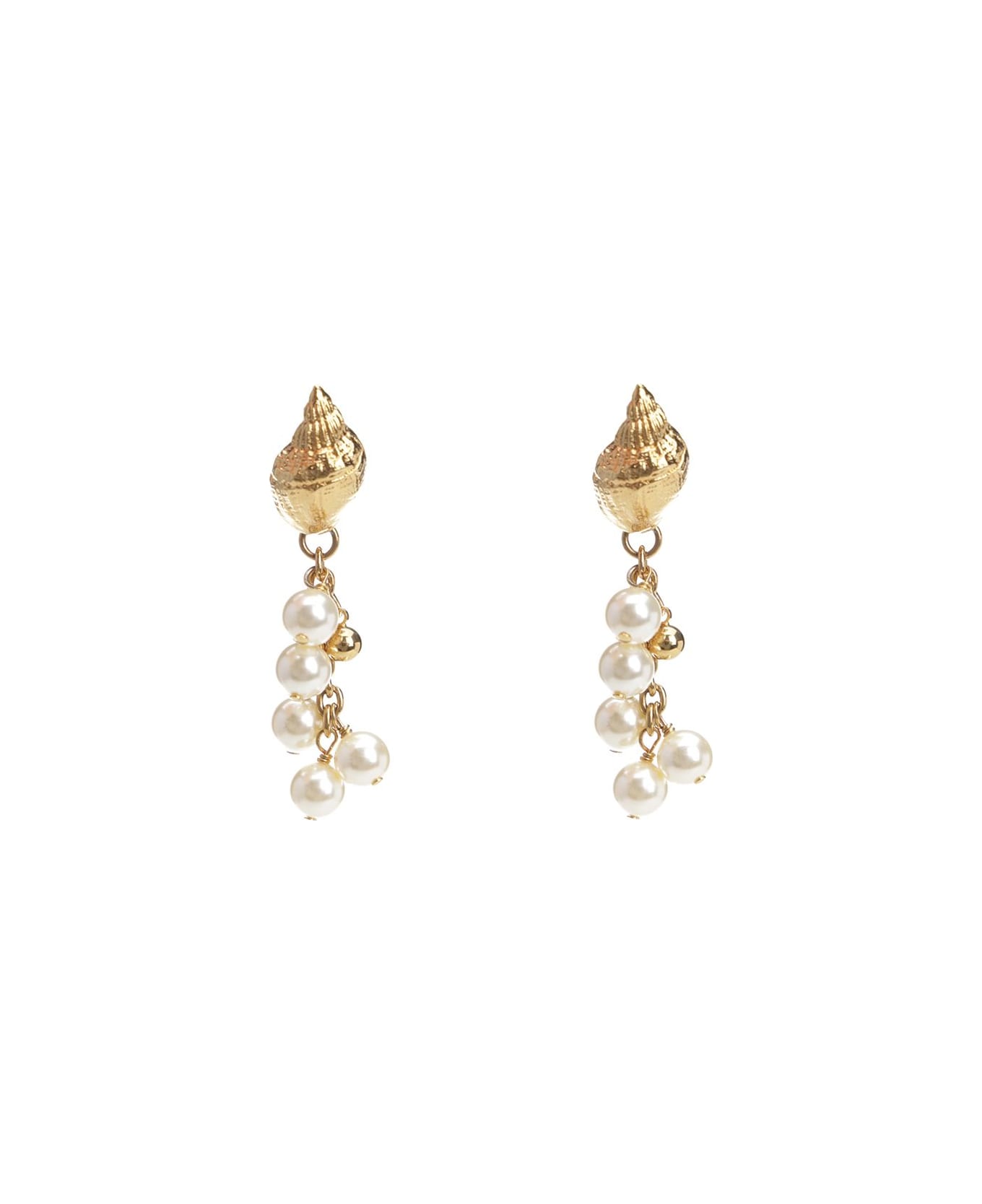 Chloé Erarrings With Shell - Gold