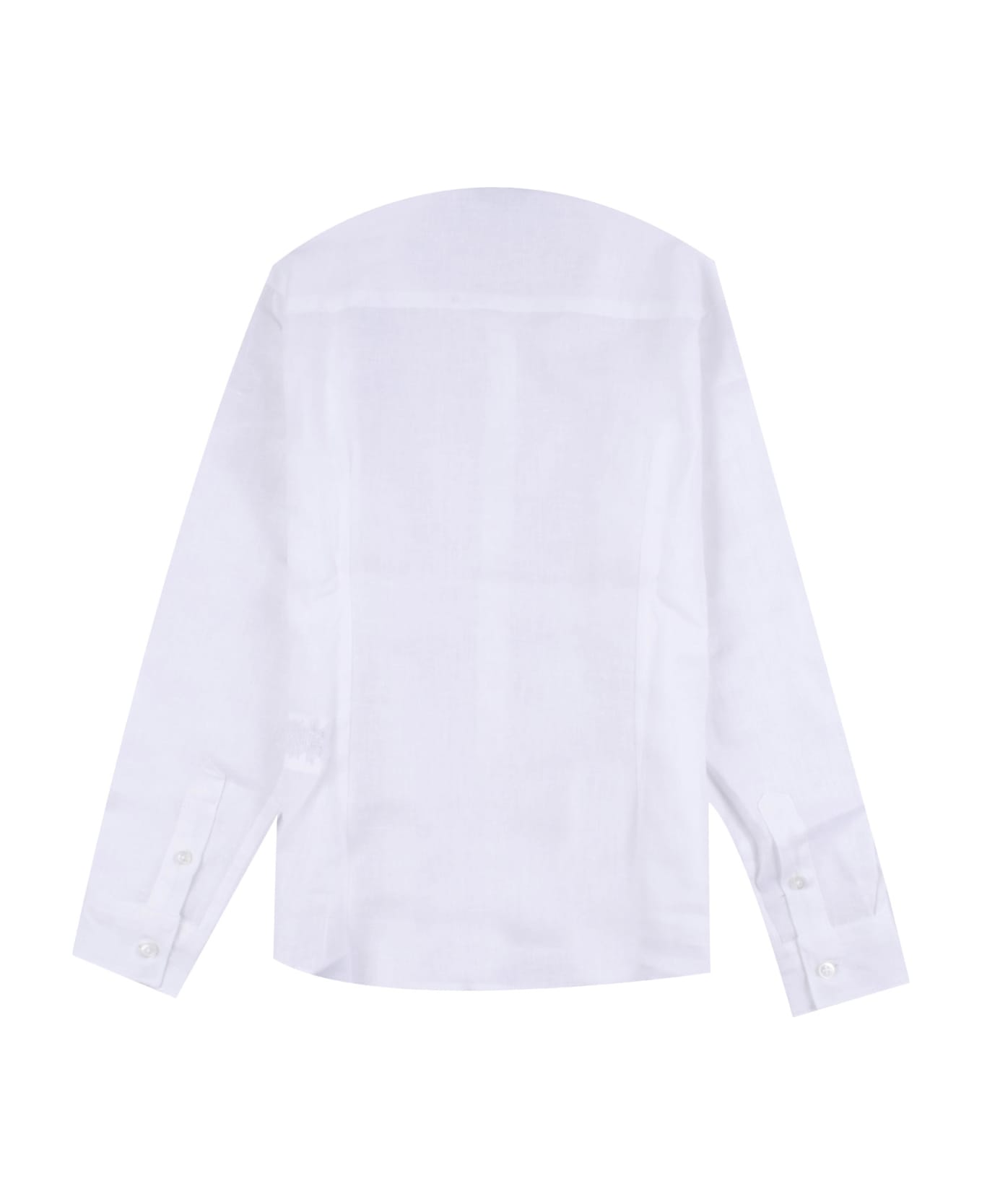 Manuel Ritz Linen Blend Shirt - White