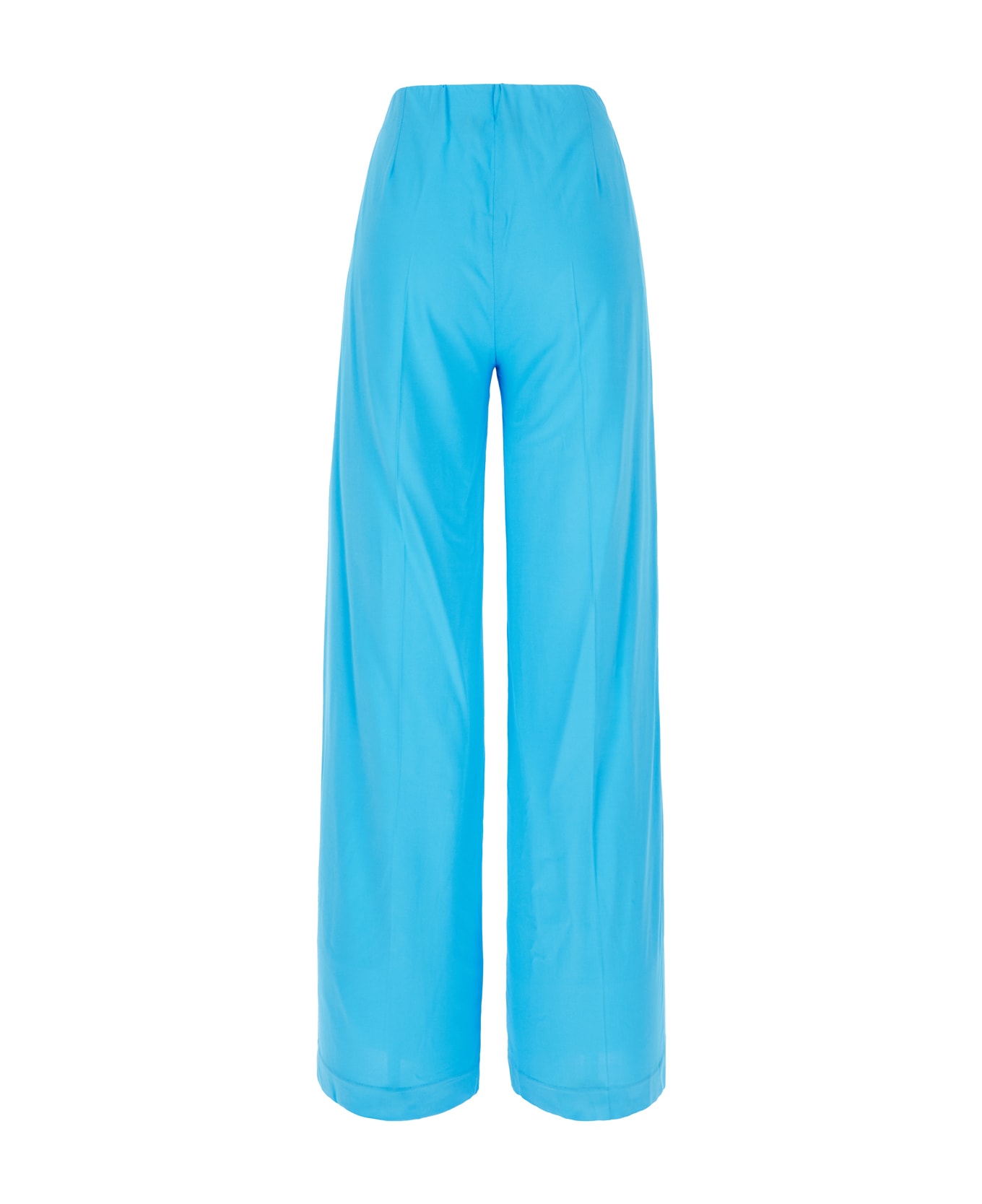 Jucca Fluo Light Blue Stretch Viscose Pants - 1793