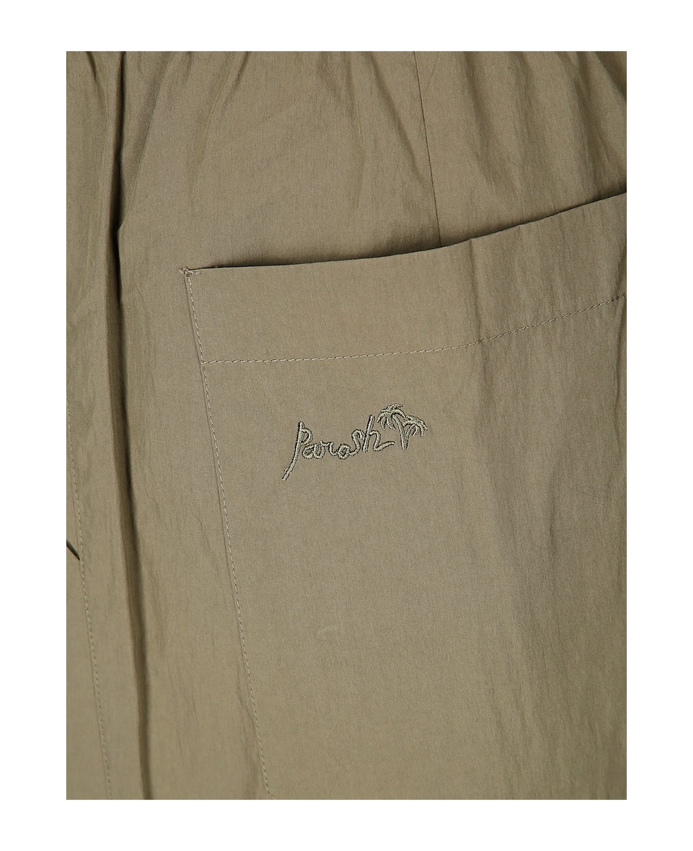 Parosh Shorts - OLIVE GREEN
