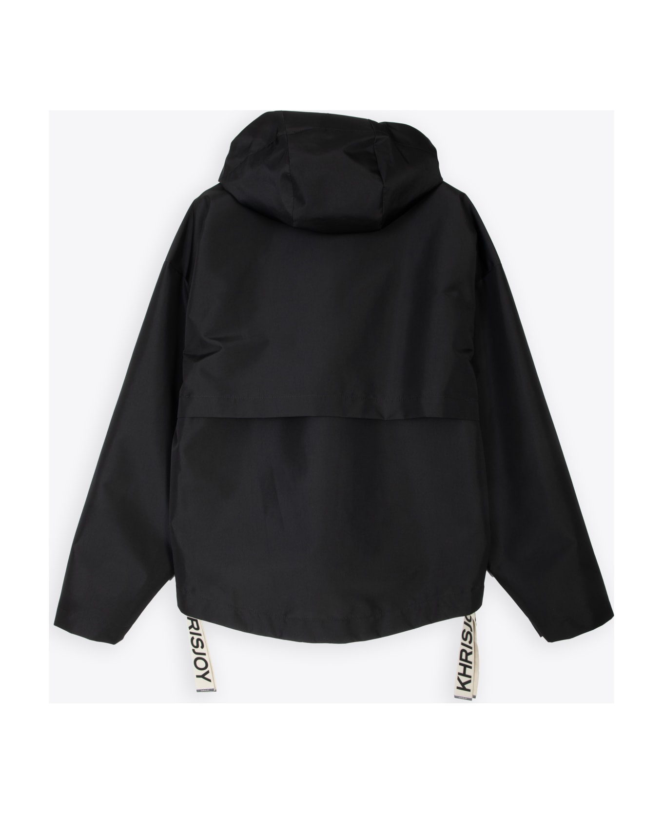 Khrisjoy Shell Windbreaker Black nylon windproof hooded jacket - Shell Windbreaker - Nero